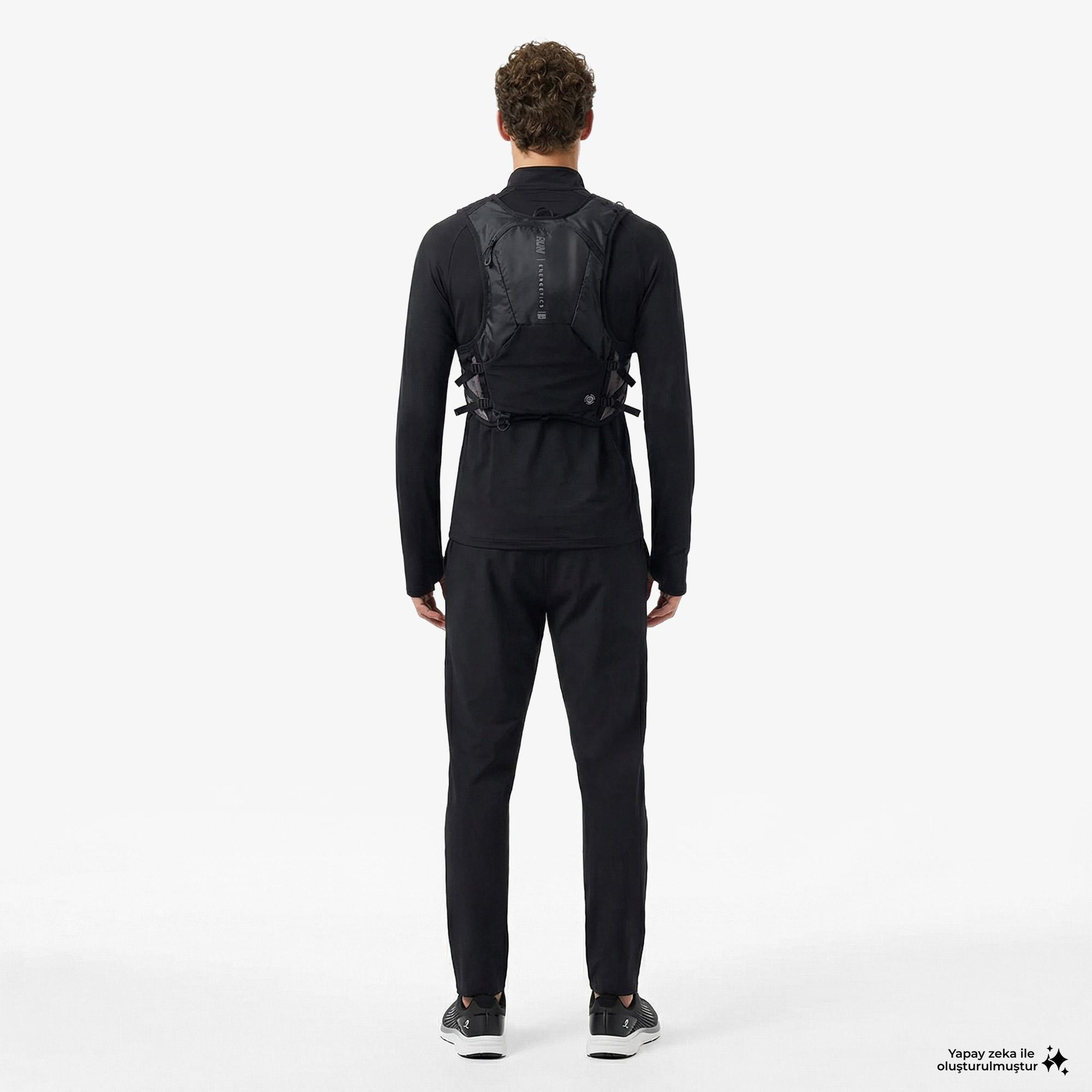 Energetics Zyrox Vest II Erkek Siyah Koşu Yeleği