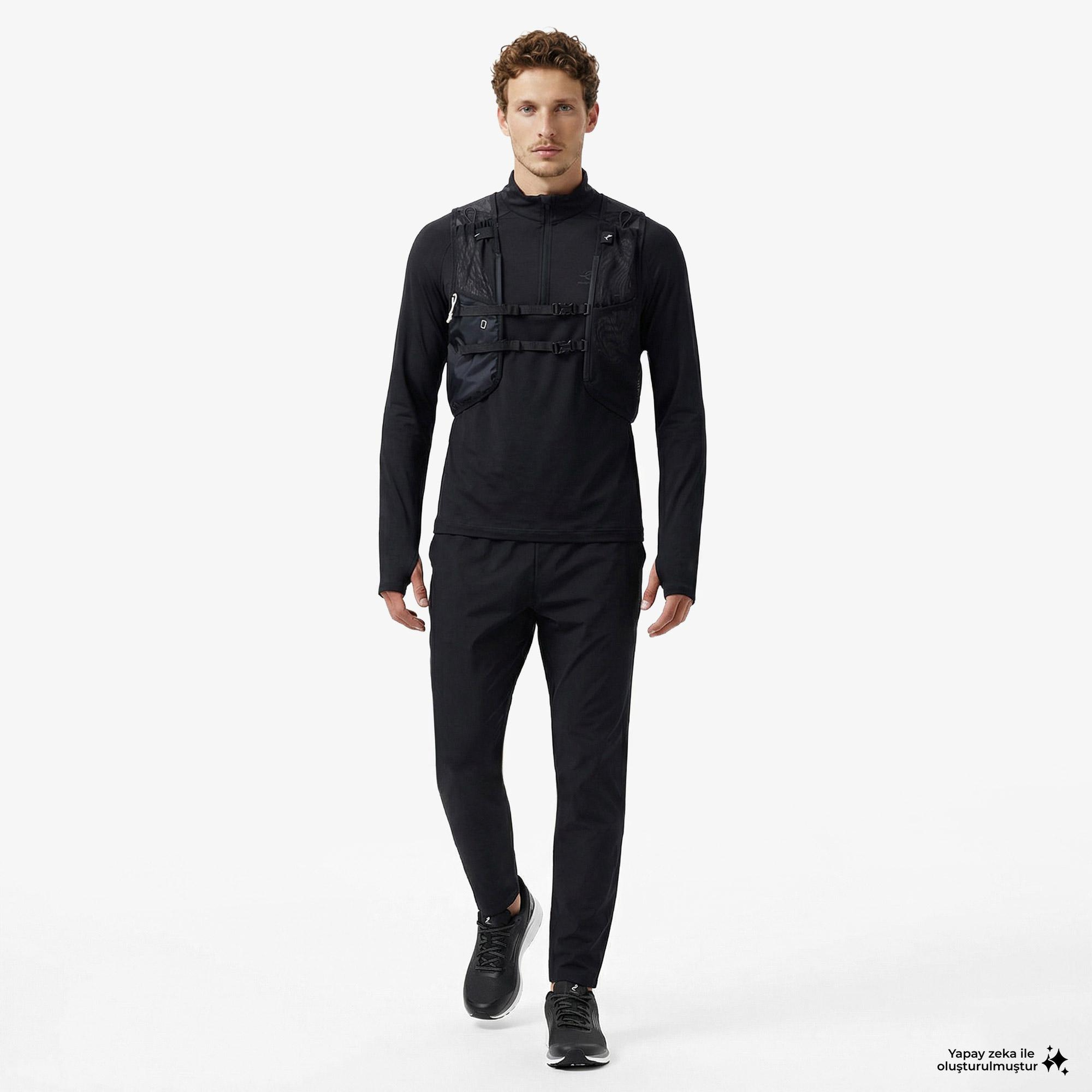 Energetics Zyrox Vest II Erkek Siyah Koşu Yeleği