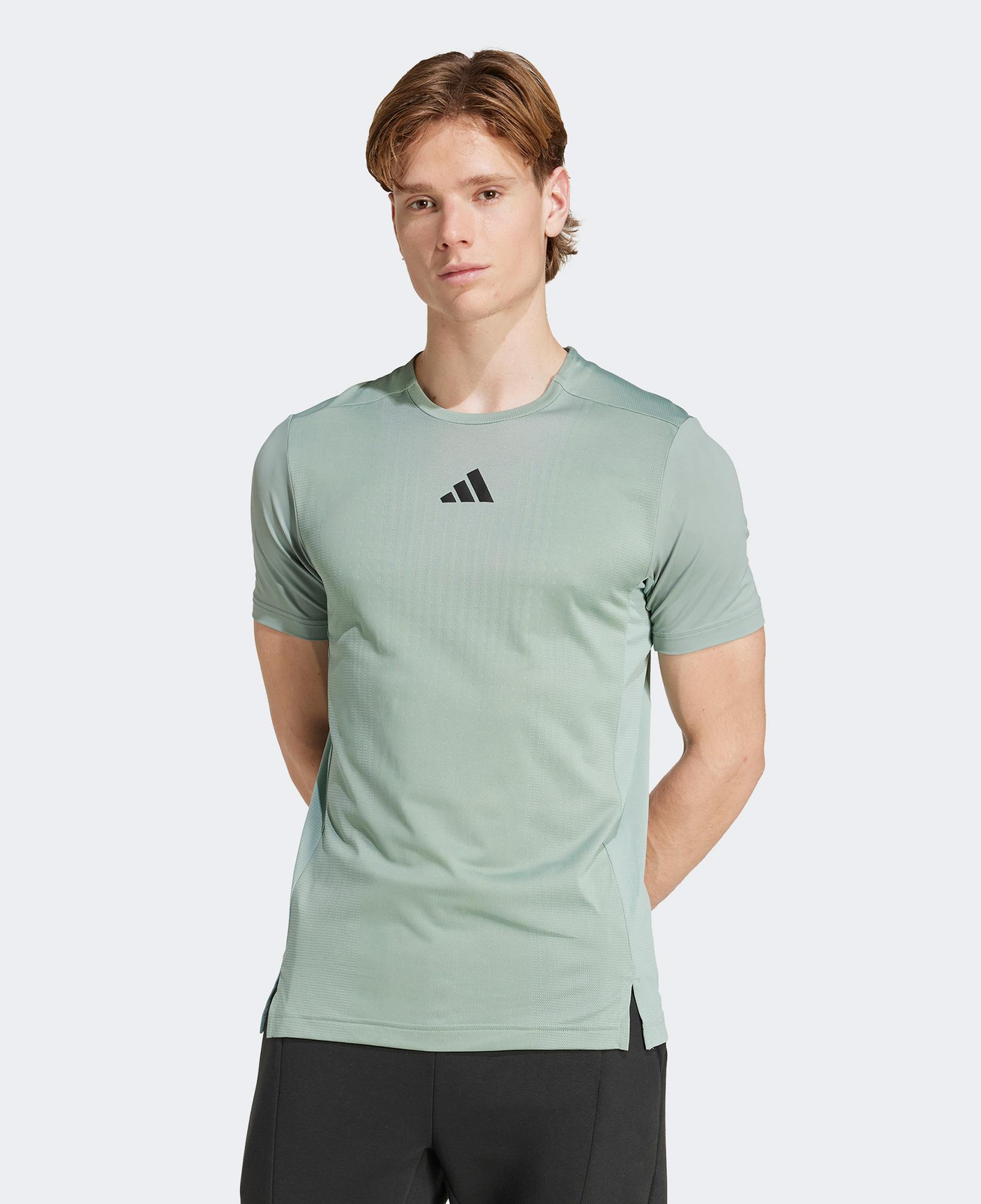 adidas Airchill Erkek Yeşil Antrenman T-Shirt