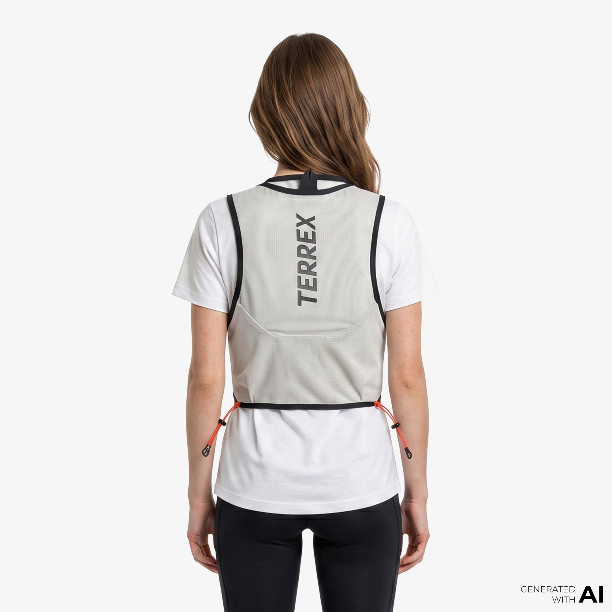 adidas Terrex Trail Techrock 5 L Unisex Gri Yelek