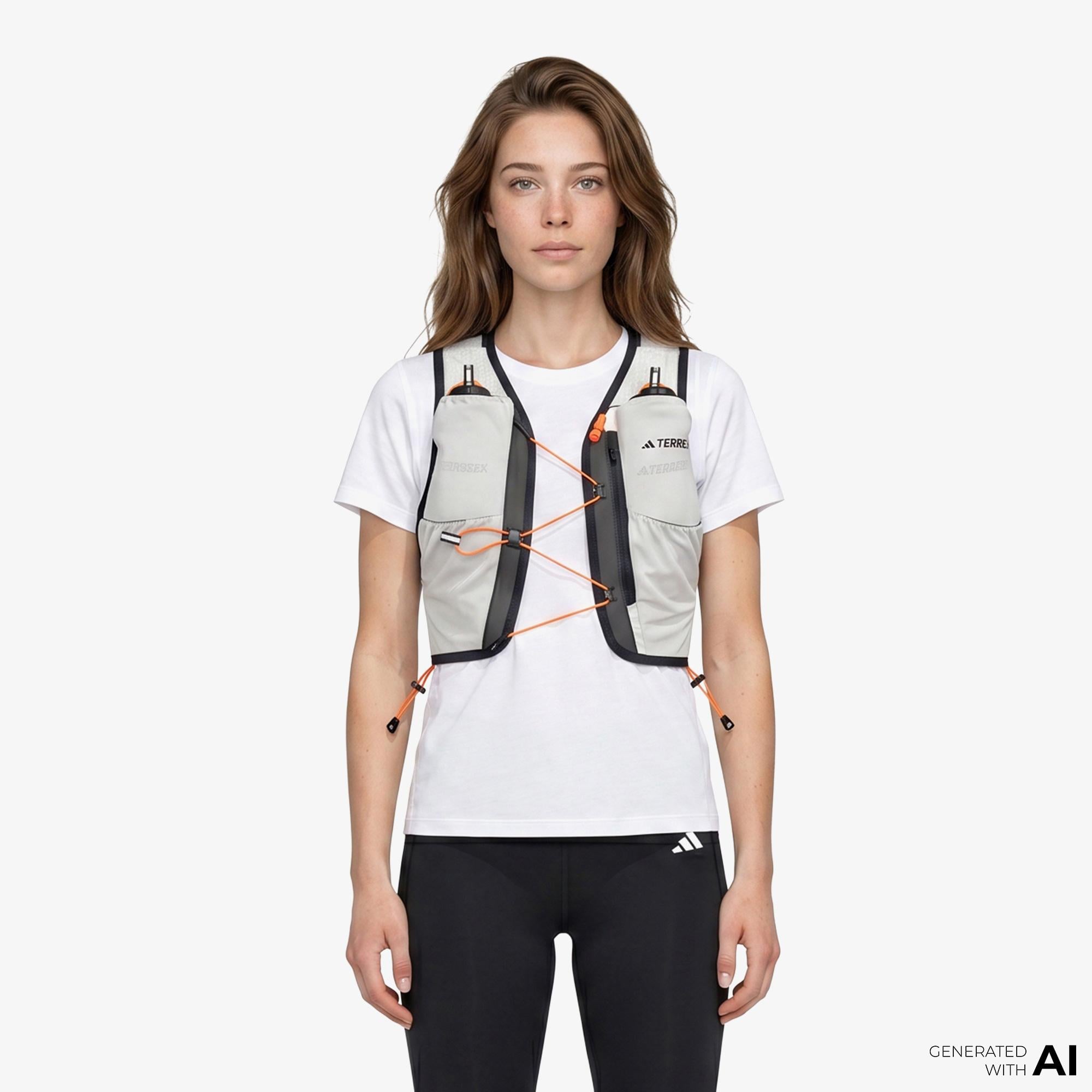 adidas Terrex Trail Techrock 5 L Unisex Gri Yelek