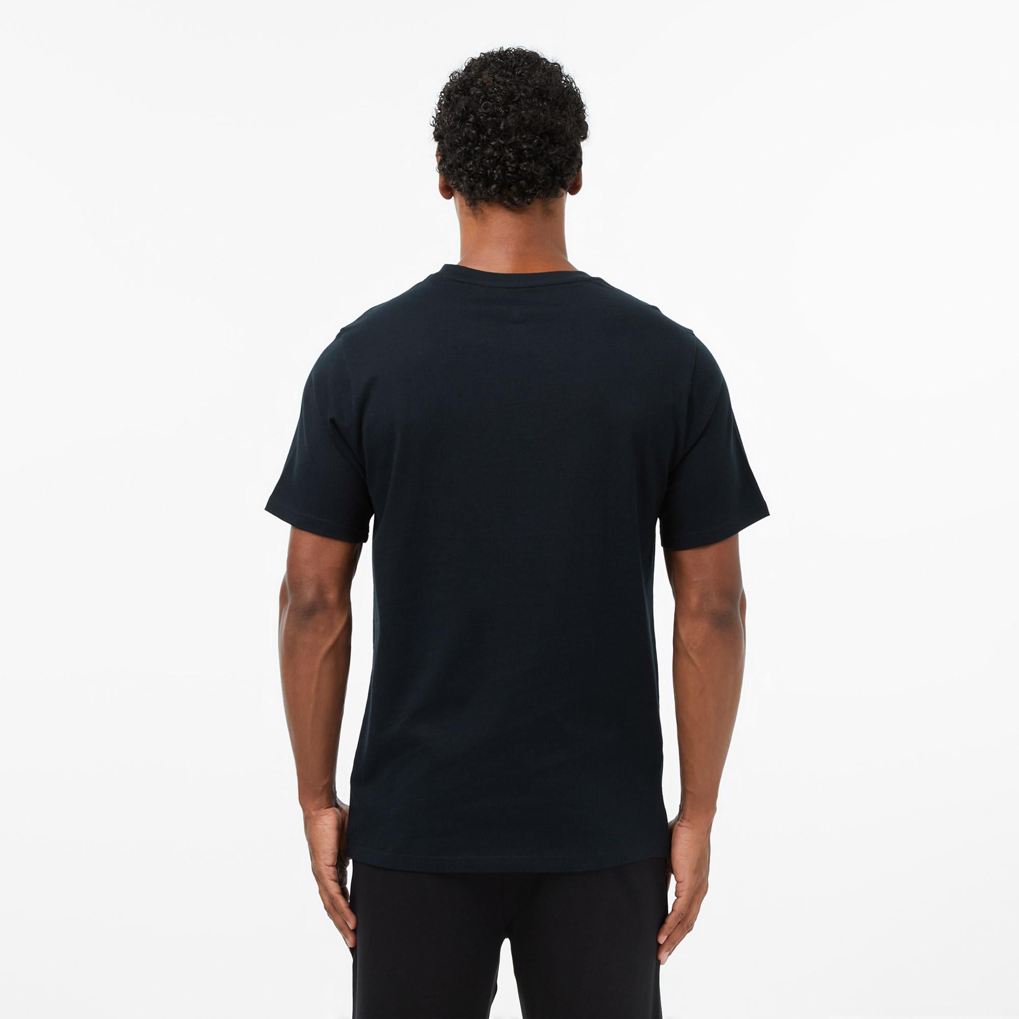 Converse Erkek Siyah Kırık Bardak Logolu T-Shirt