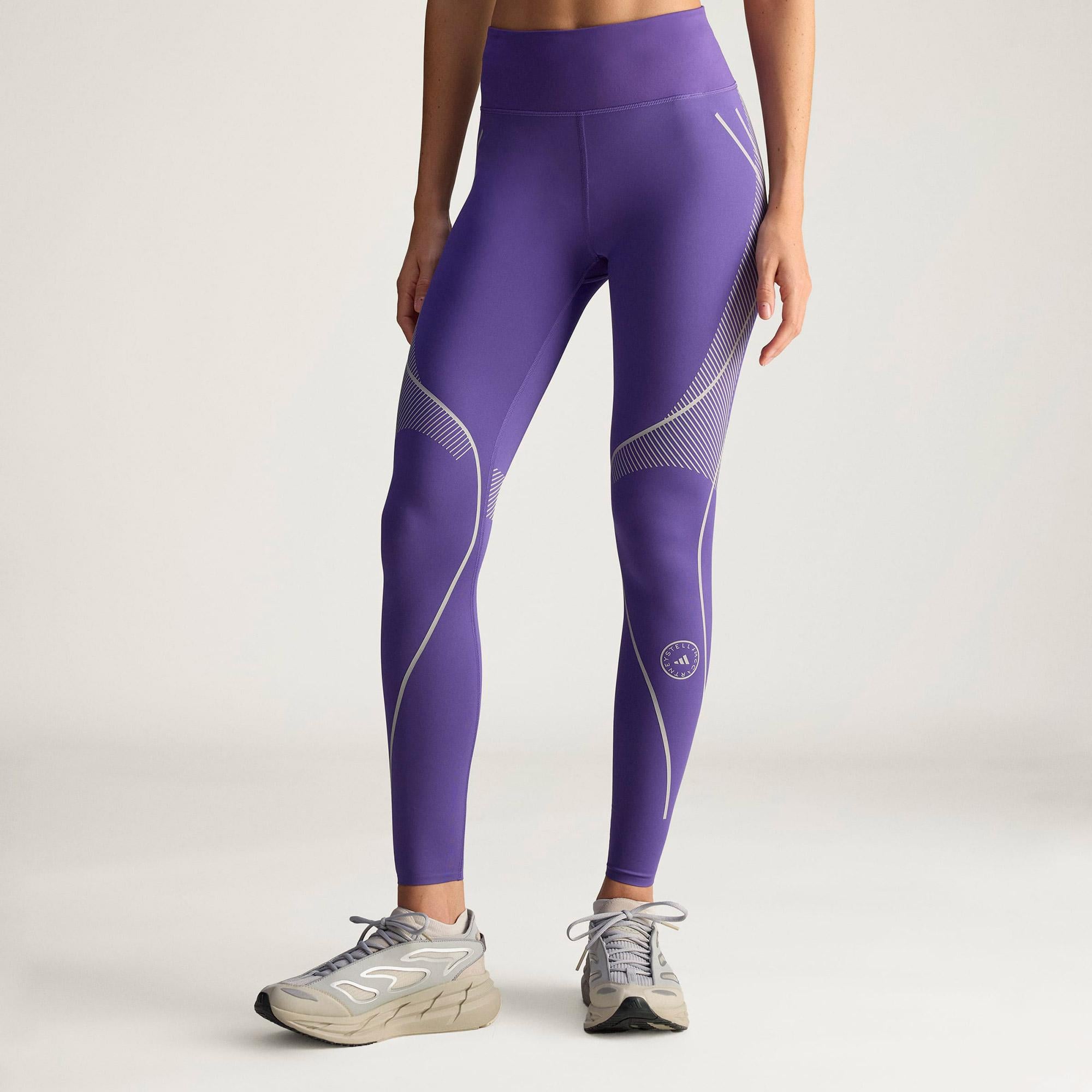 adidas By Stella McCartney Truepace Kadın Mor Koşu Taytı