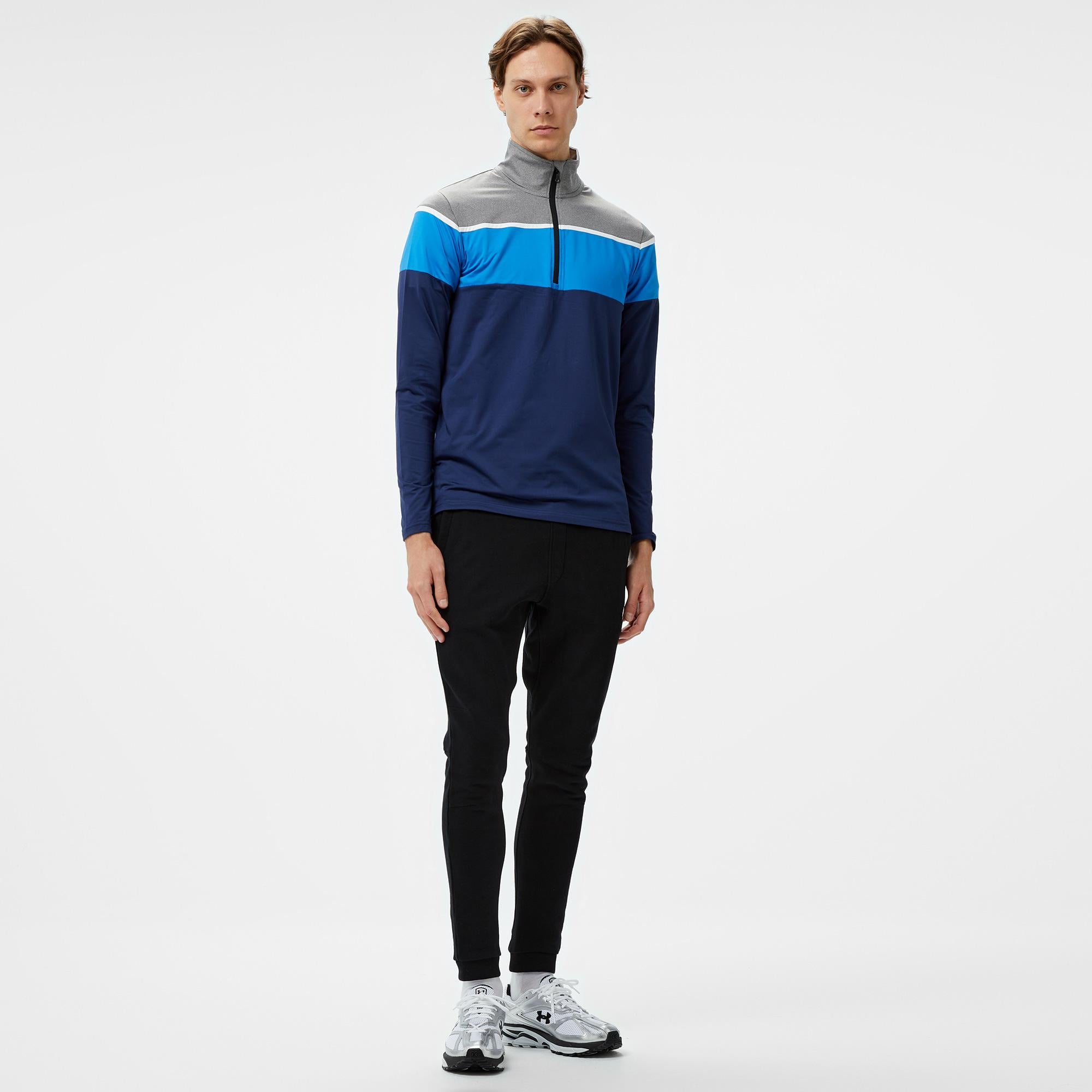 McKinley Diego II Half Zipped Erkek Lacivert Üst