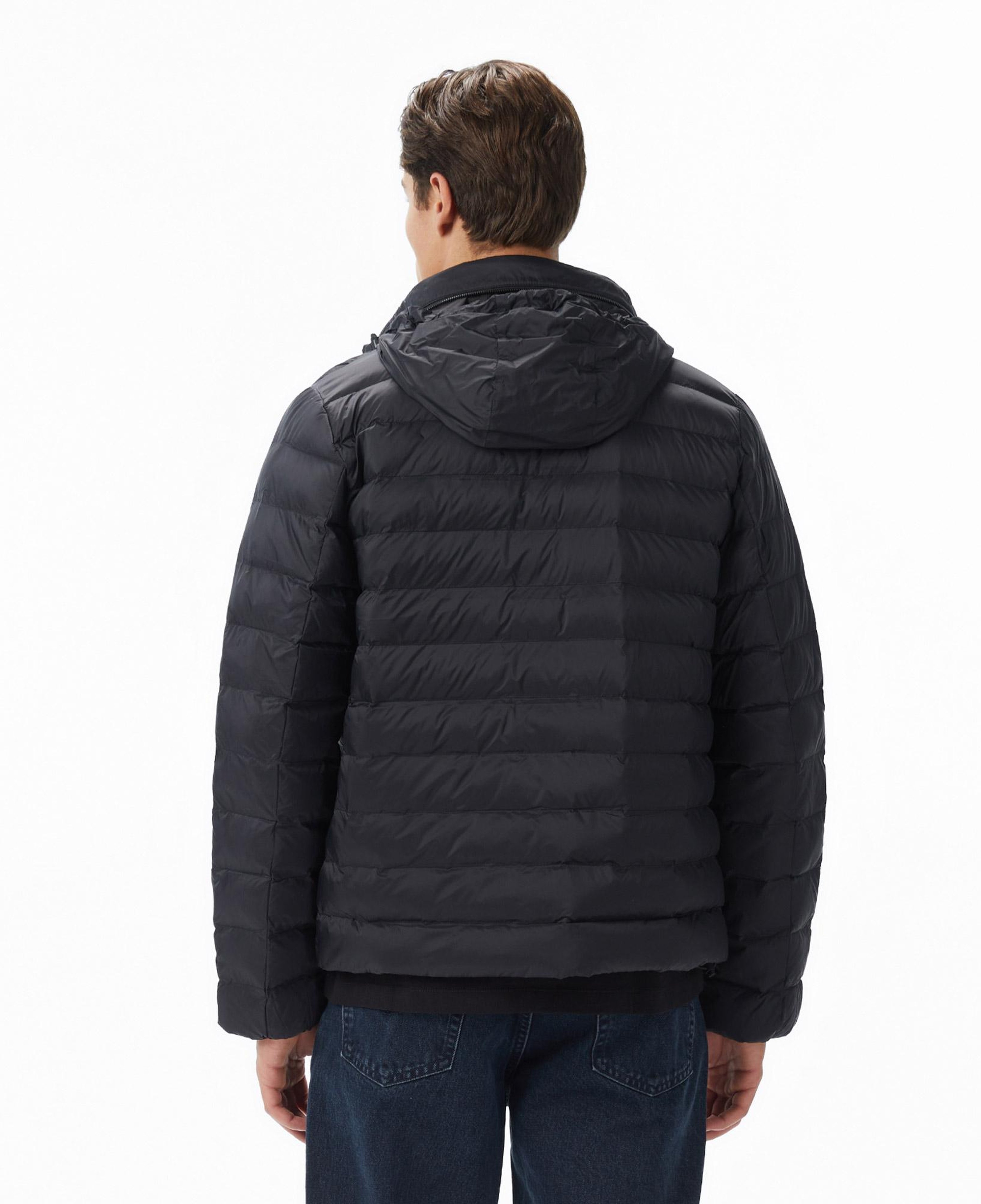 Calvin Klein Nylon Hooded Puffer Erkek Siyah Mont