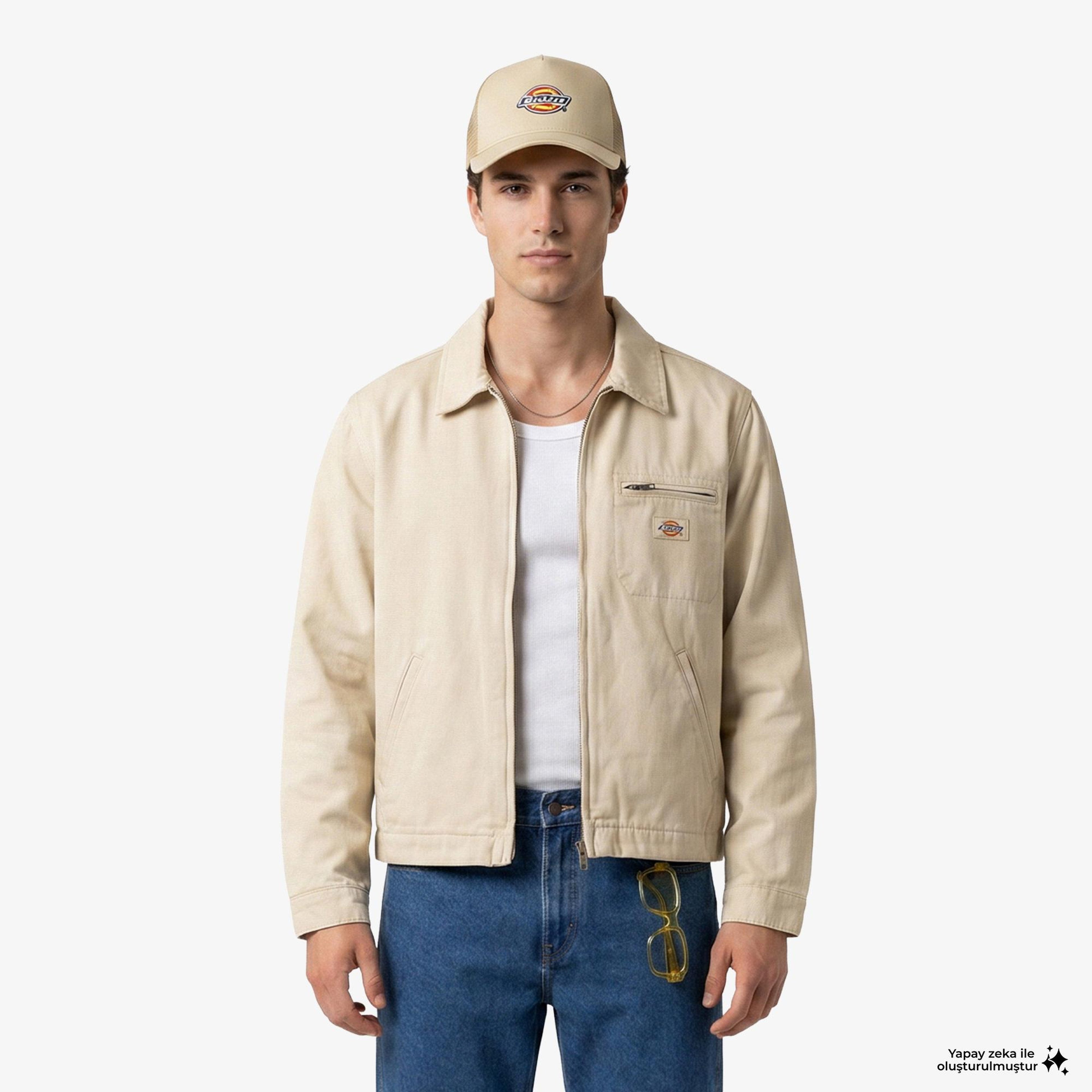 Dickies Unlined Canvas Painter Kadın Bej Ceket