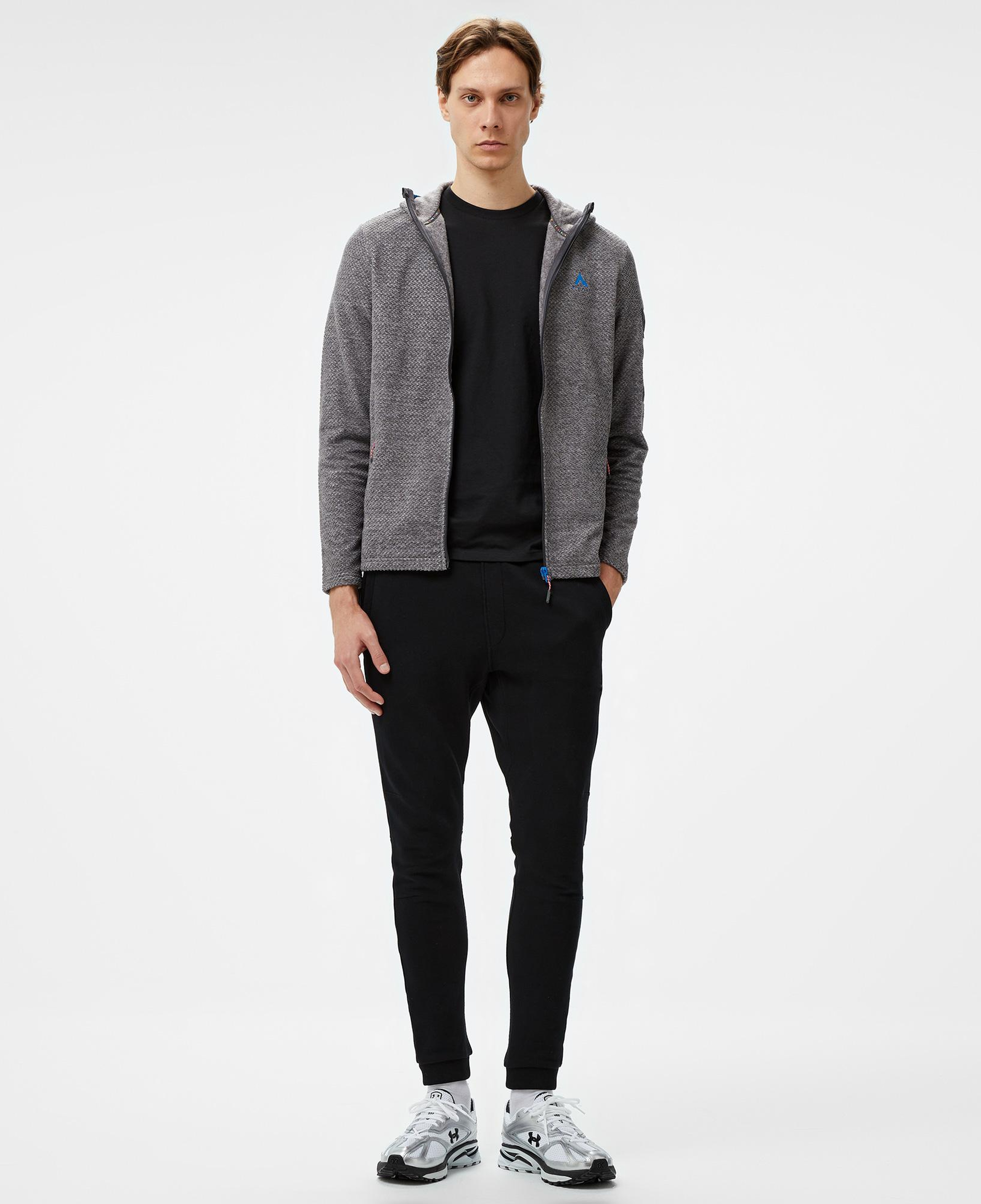 McKinley Hucture II Fz Erkek Gri Outdoor Sweatshirt