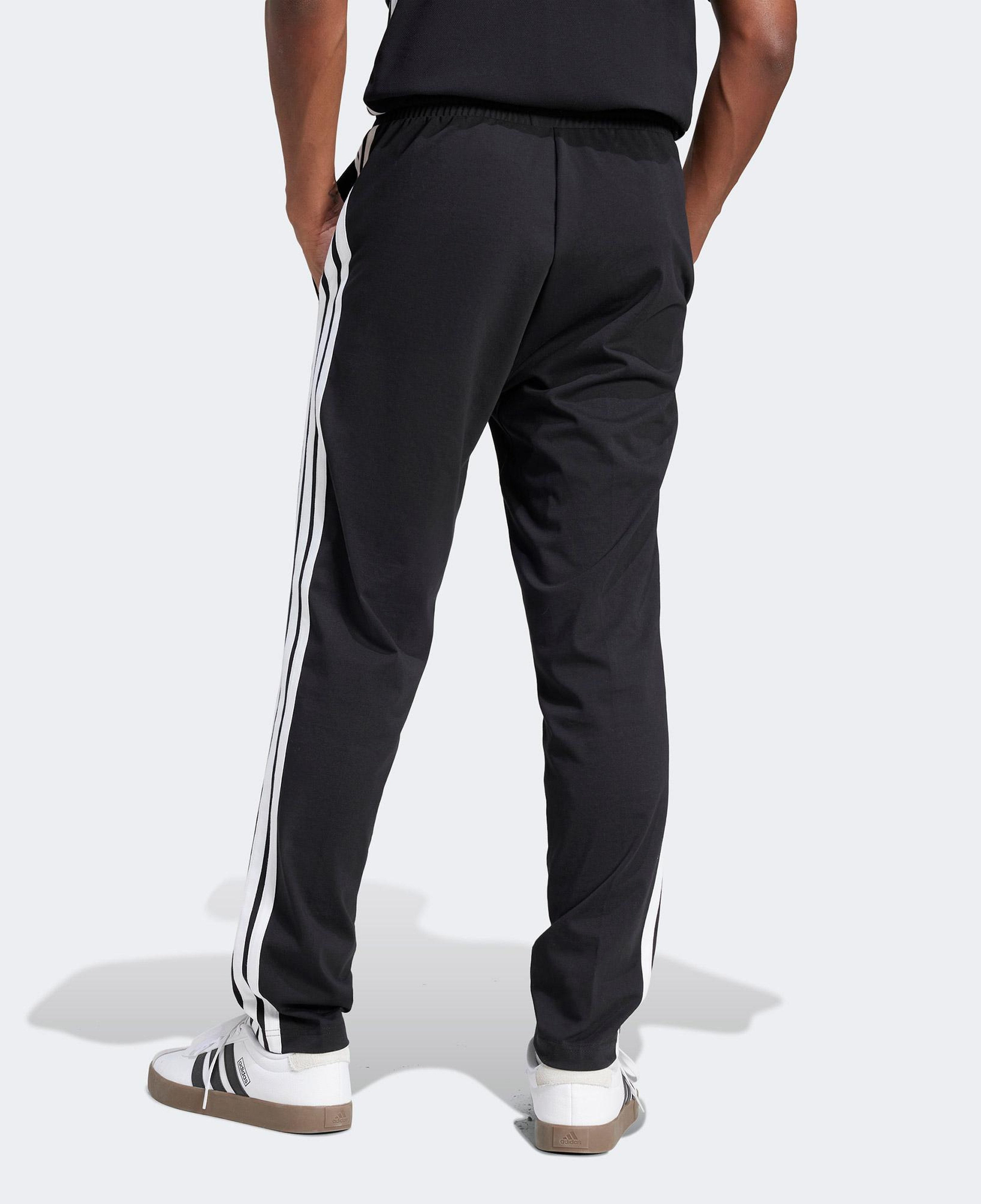 adidas Essentials 3 Stripes Single Erkek Siyah Eşofman Altı