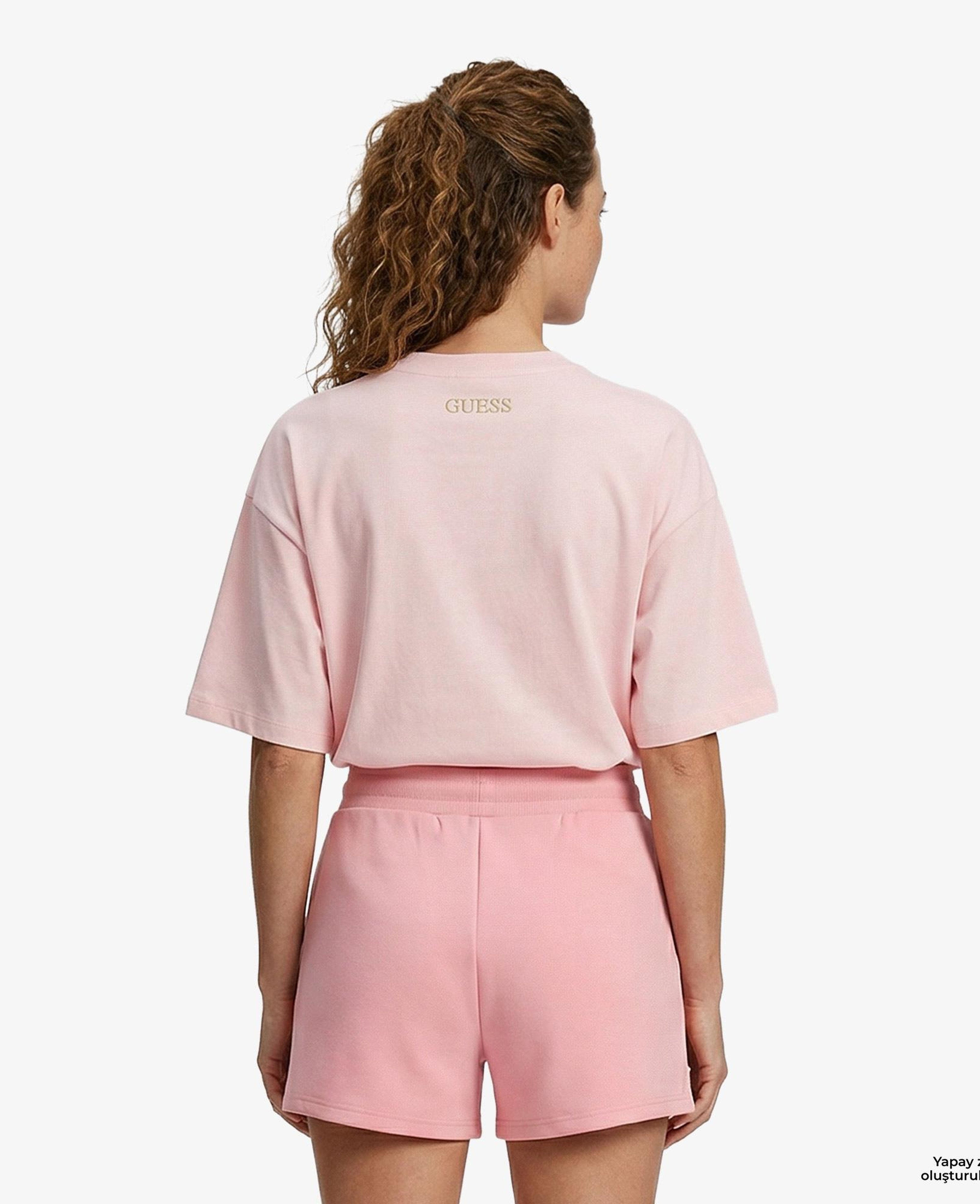 Guess Nat Aktif Scuba Regular Fit Kadın Pembe Şort