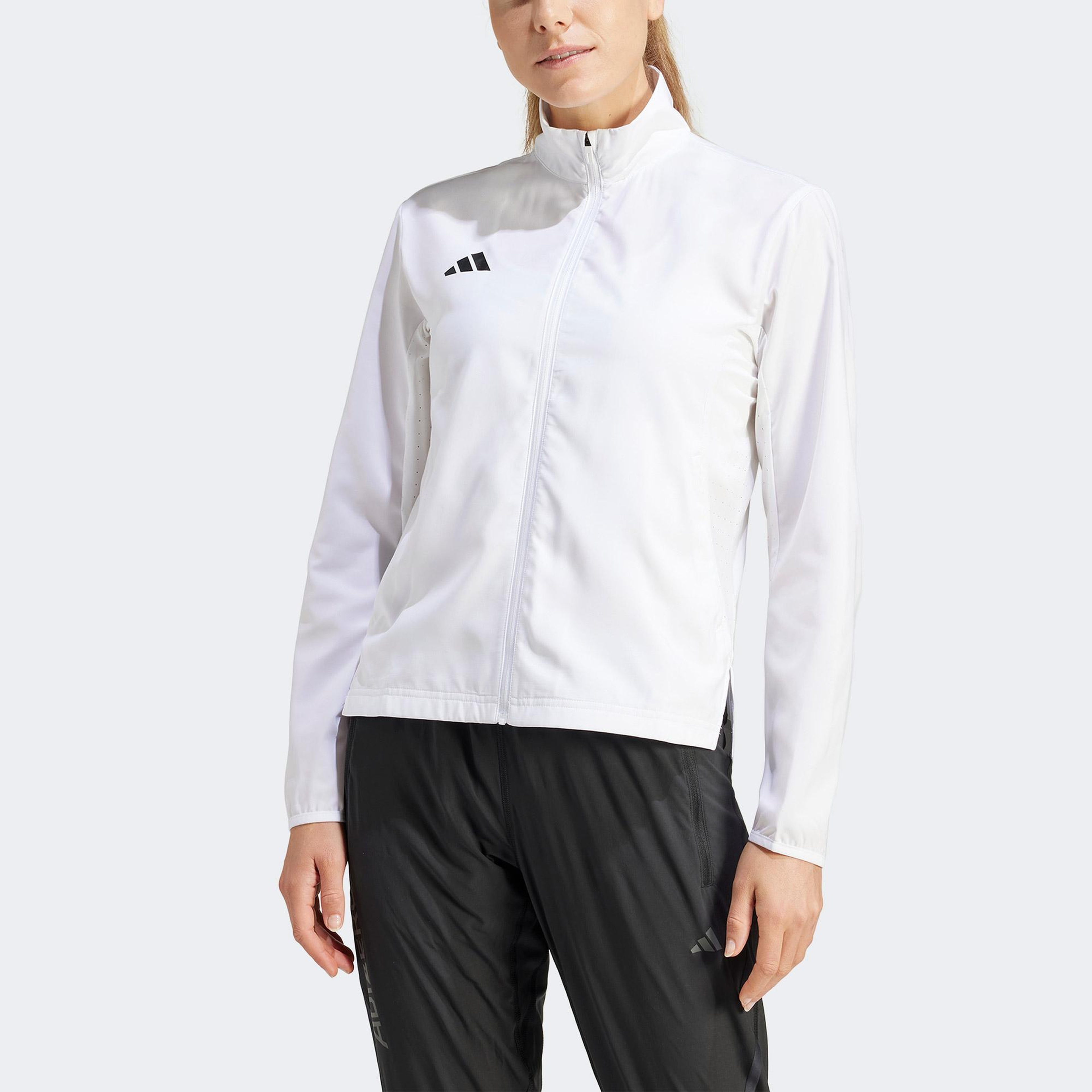 adidas Adizero Essentials Kadın Beyaz Koşu Rüzgarlık