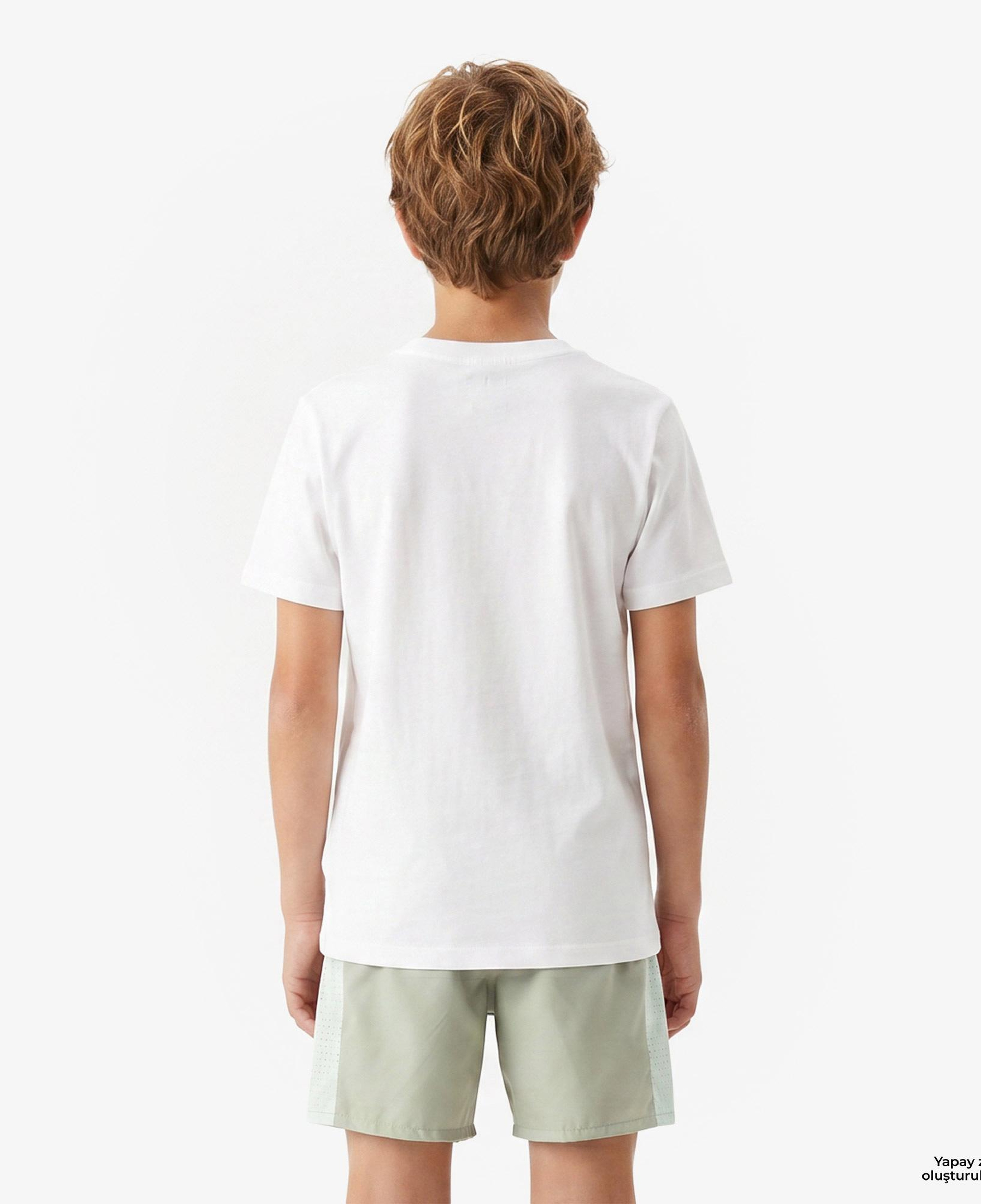 Jordan Fishing Lures Erkek Çocuk Krem Rengi T-Shirt