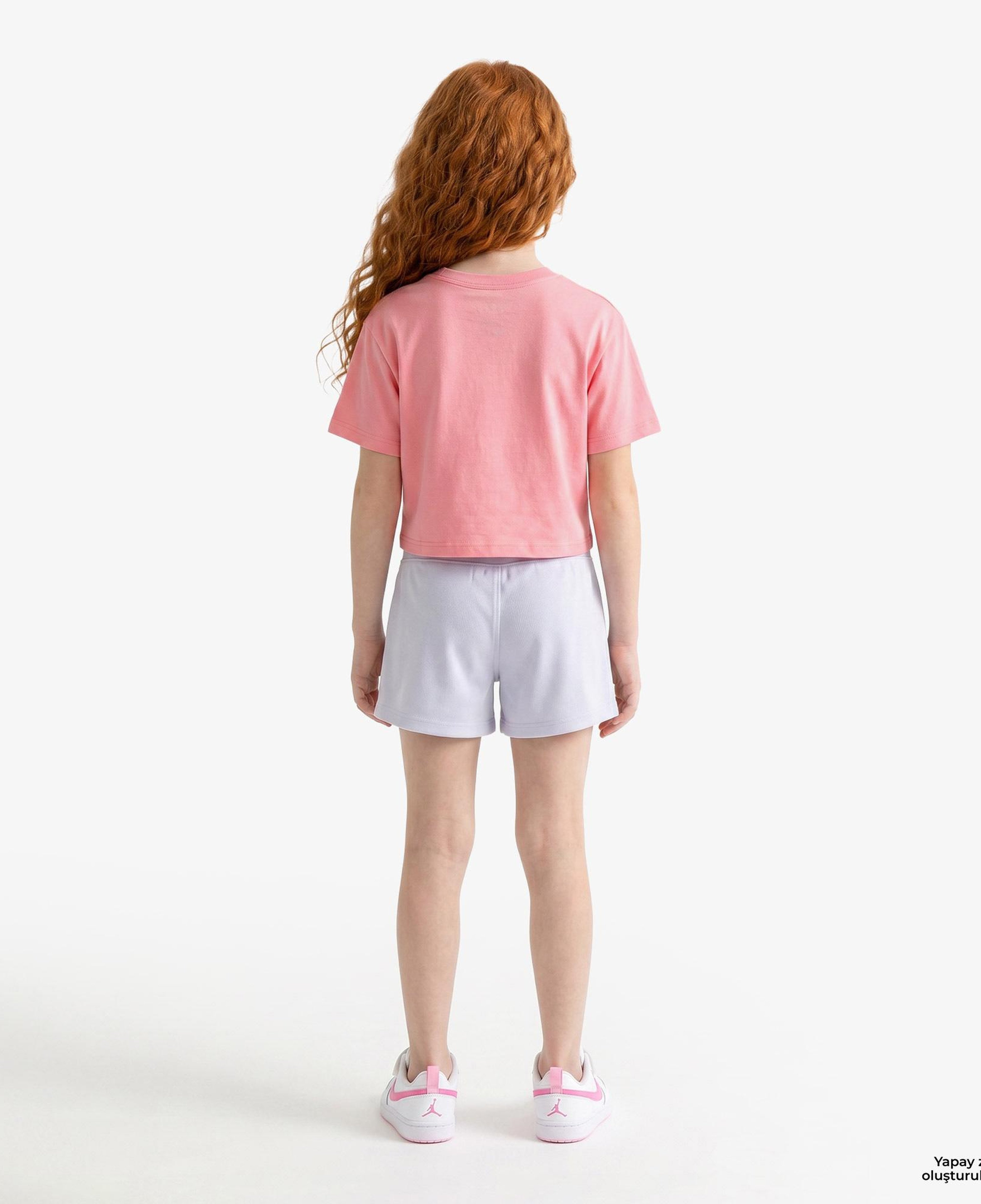 Jordan Brooklyn Fleece Kız Çocuk Mavi Şort