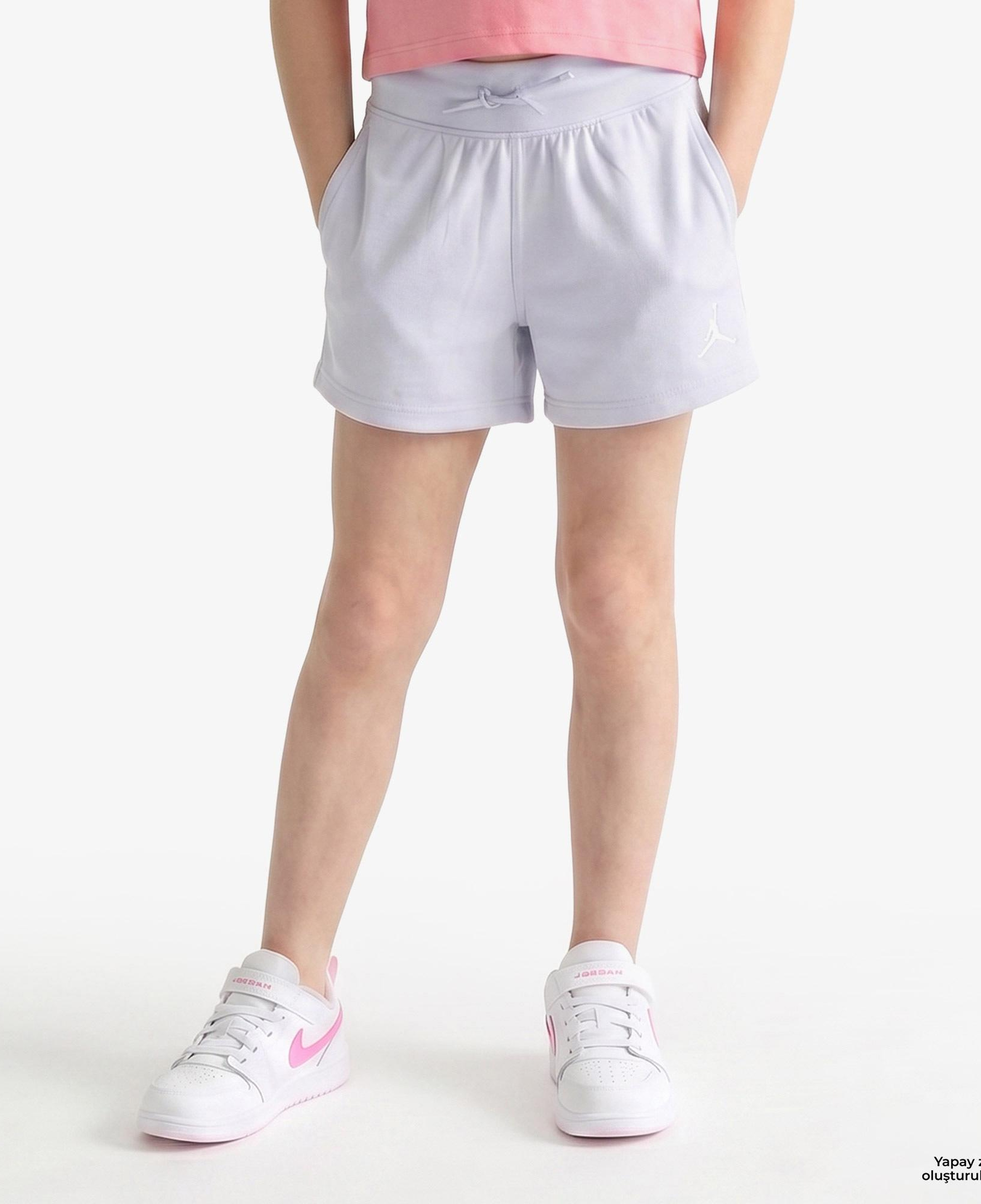 Jordan Brooklyn Fleece Kız Çocuk Mavi Şort