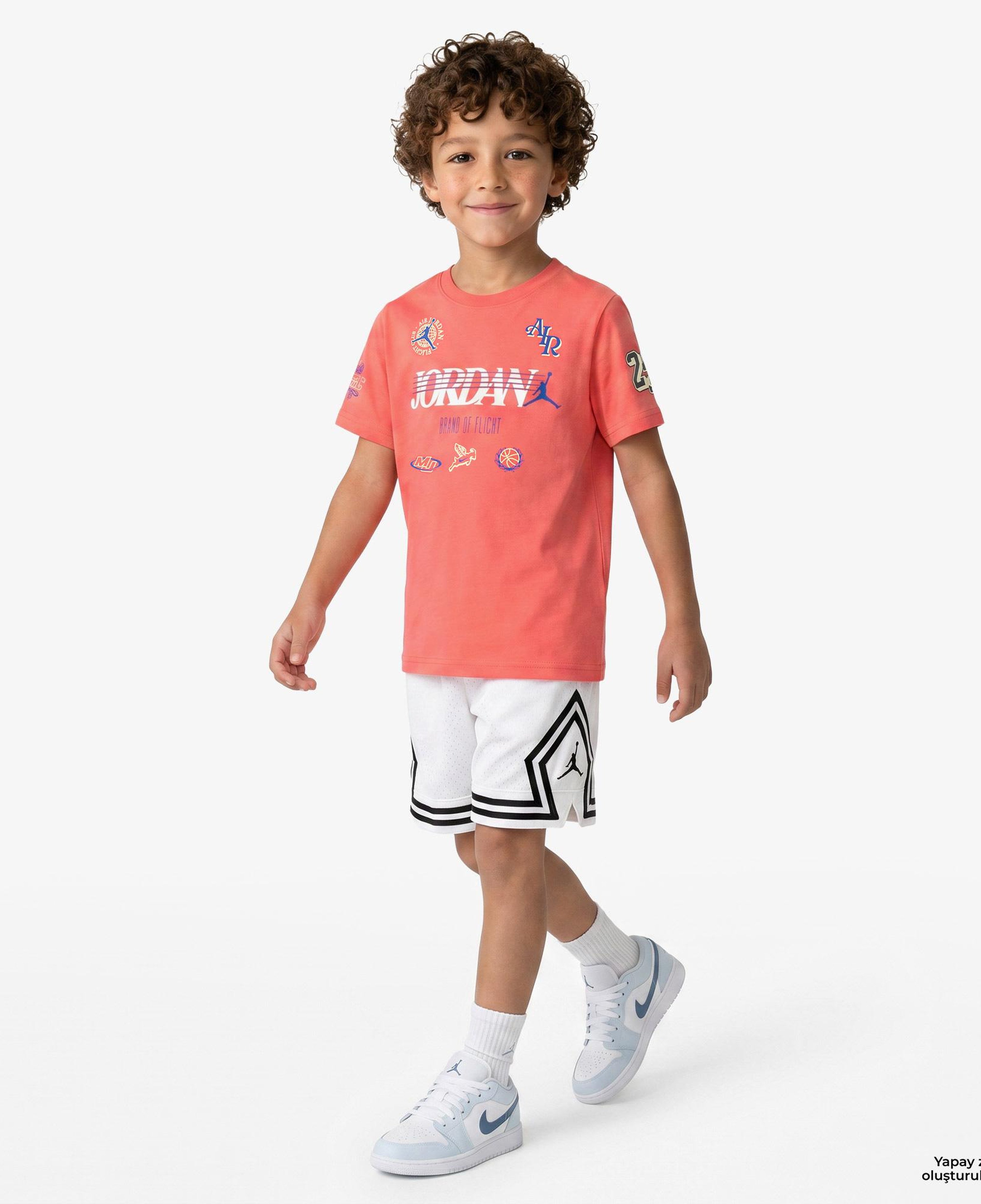 Jordan Sports Club Erkek Çocuk Kırmızı T-Shirt
