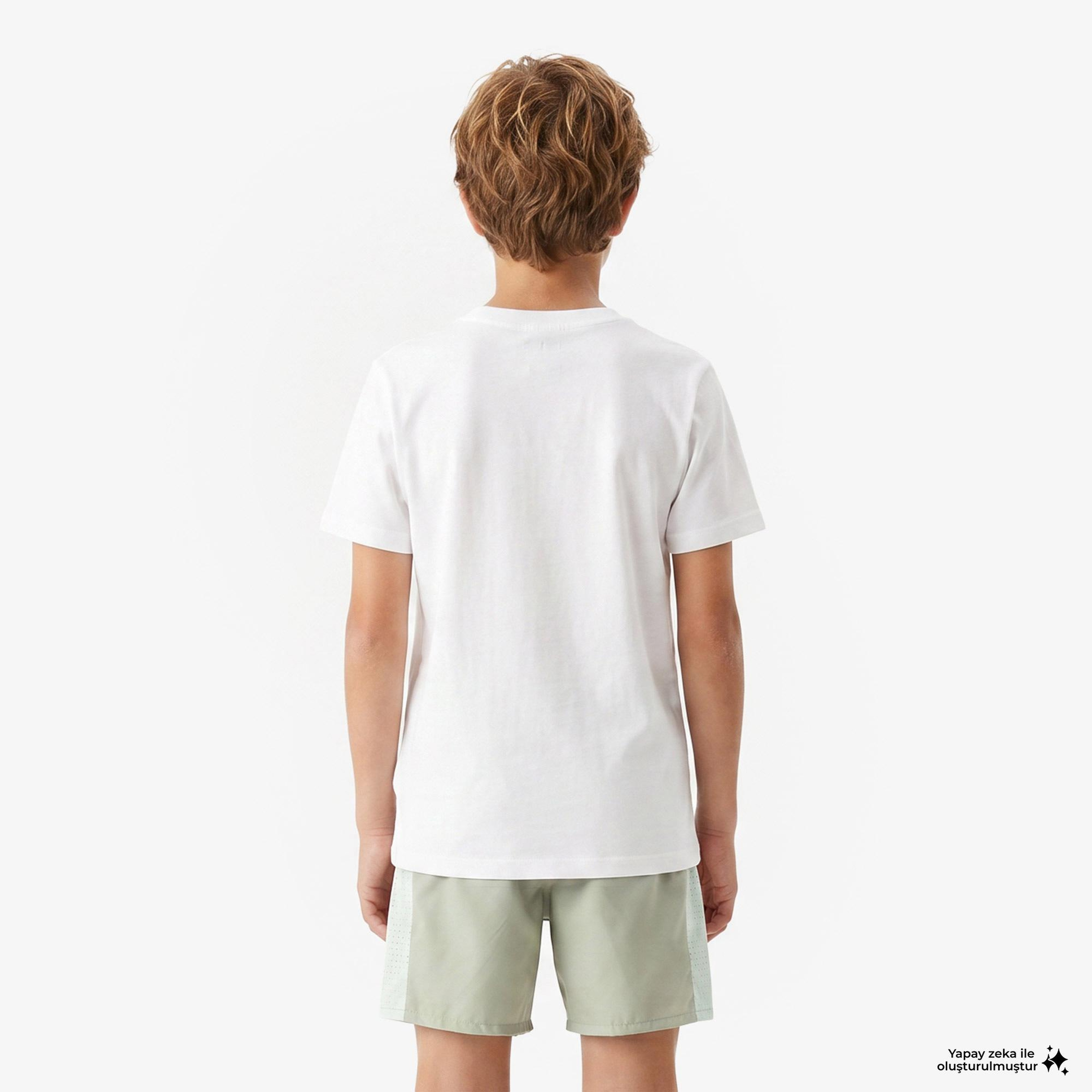Jordan Fishing Lures Erkek Çocuk Krem Rengi T-Shirt