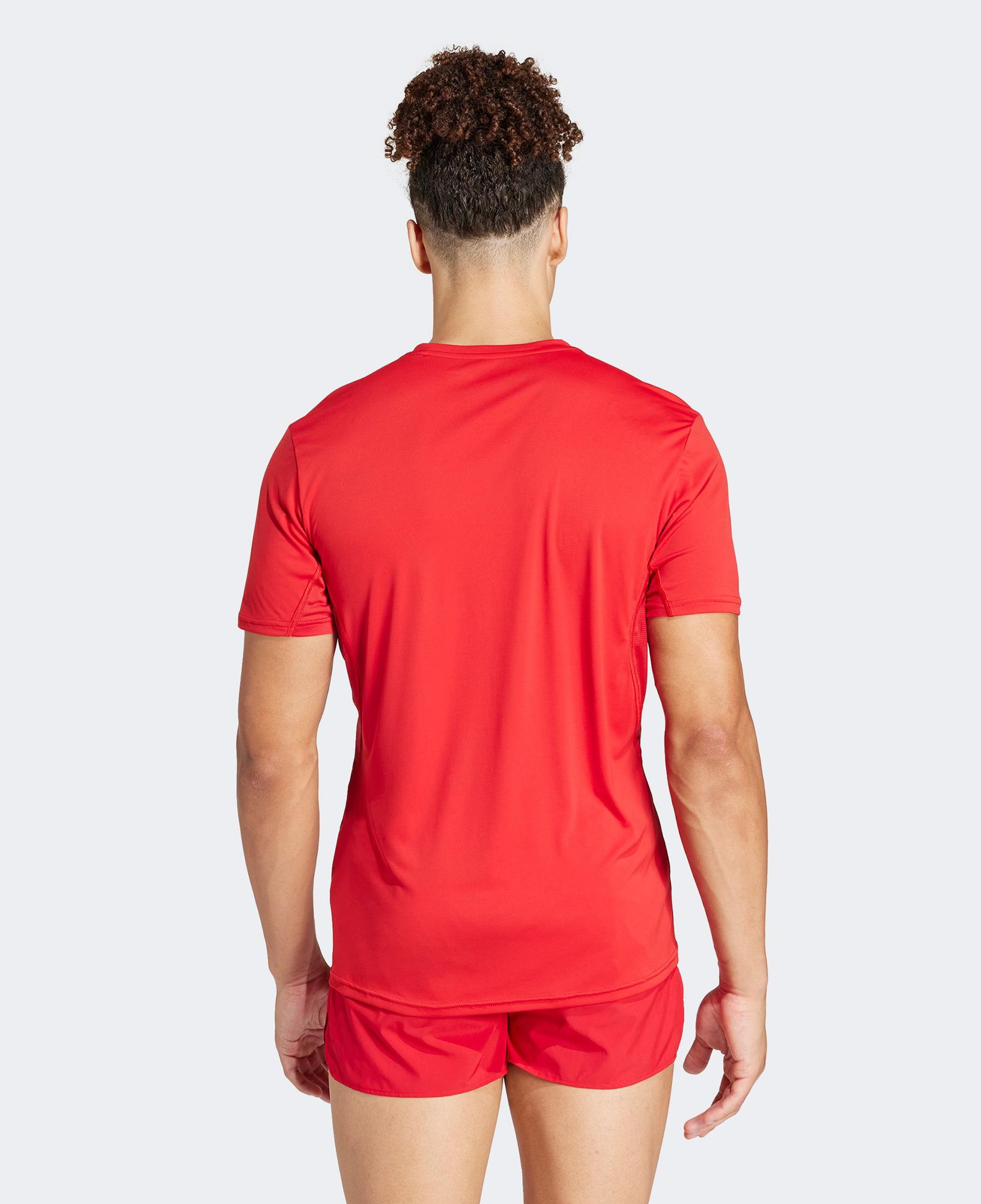 adidas Adizero Essentials Erkek Kırmızı Koşu T-Shirt