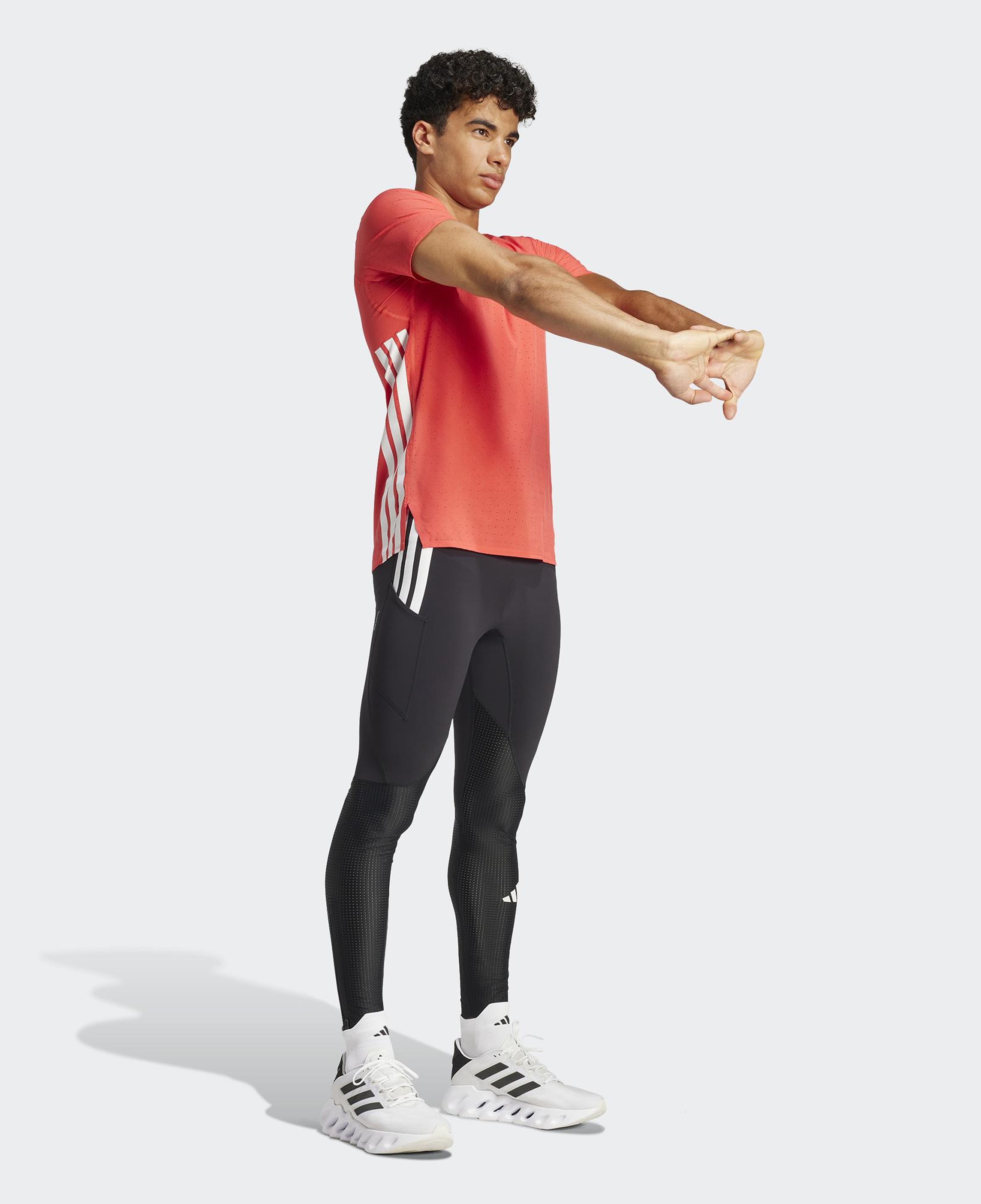 adidas Adizero Erkek Siyah Koşu Taytı