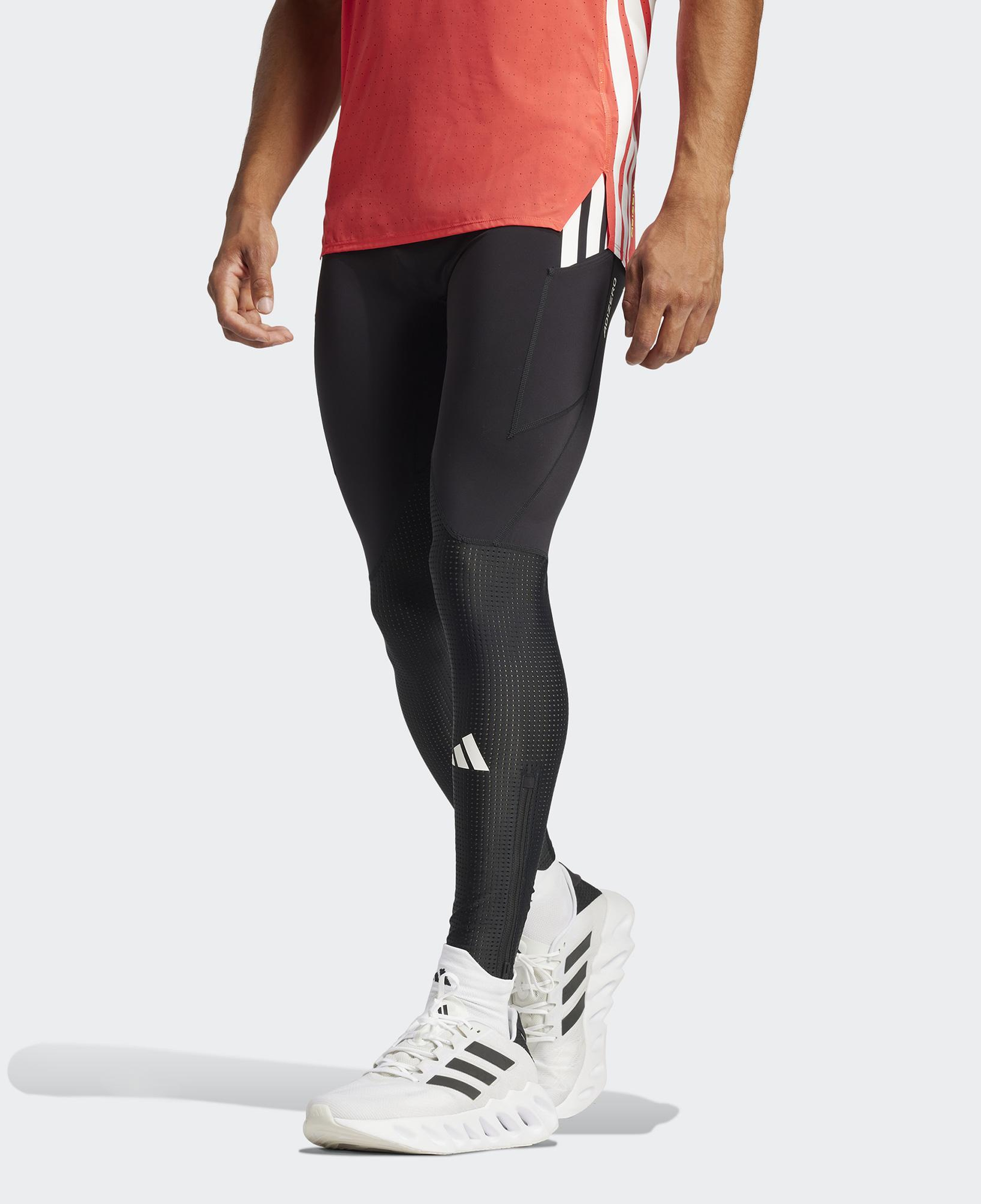 adidas Adizero Erkek Siyah Koşu Taytı