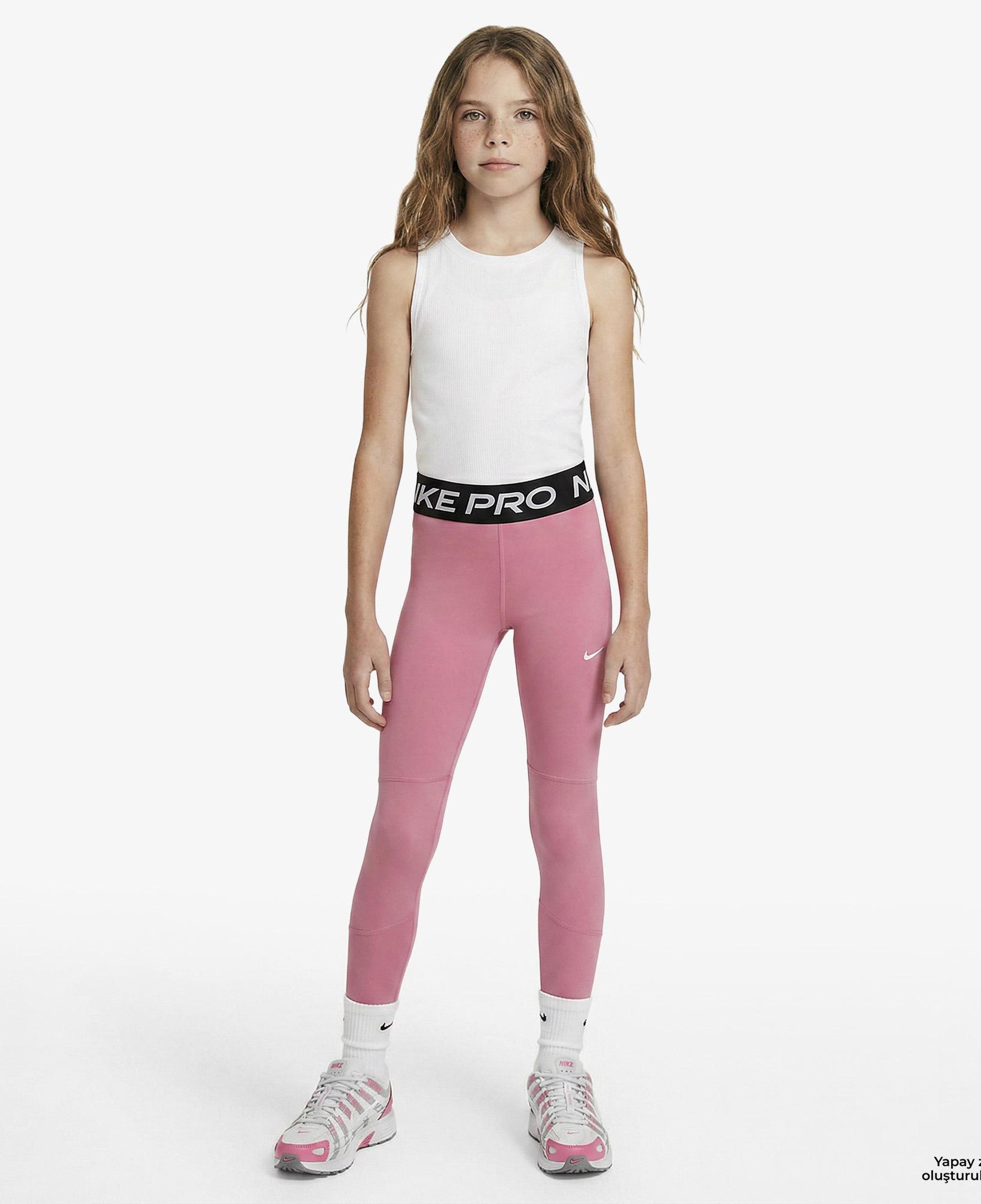 Nike Pro Dri-Fit Çocuk Pembe Tayt