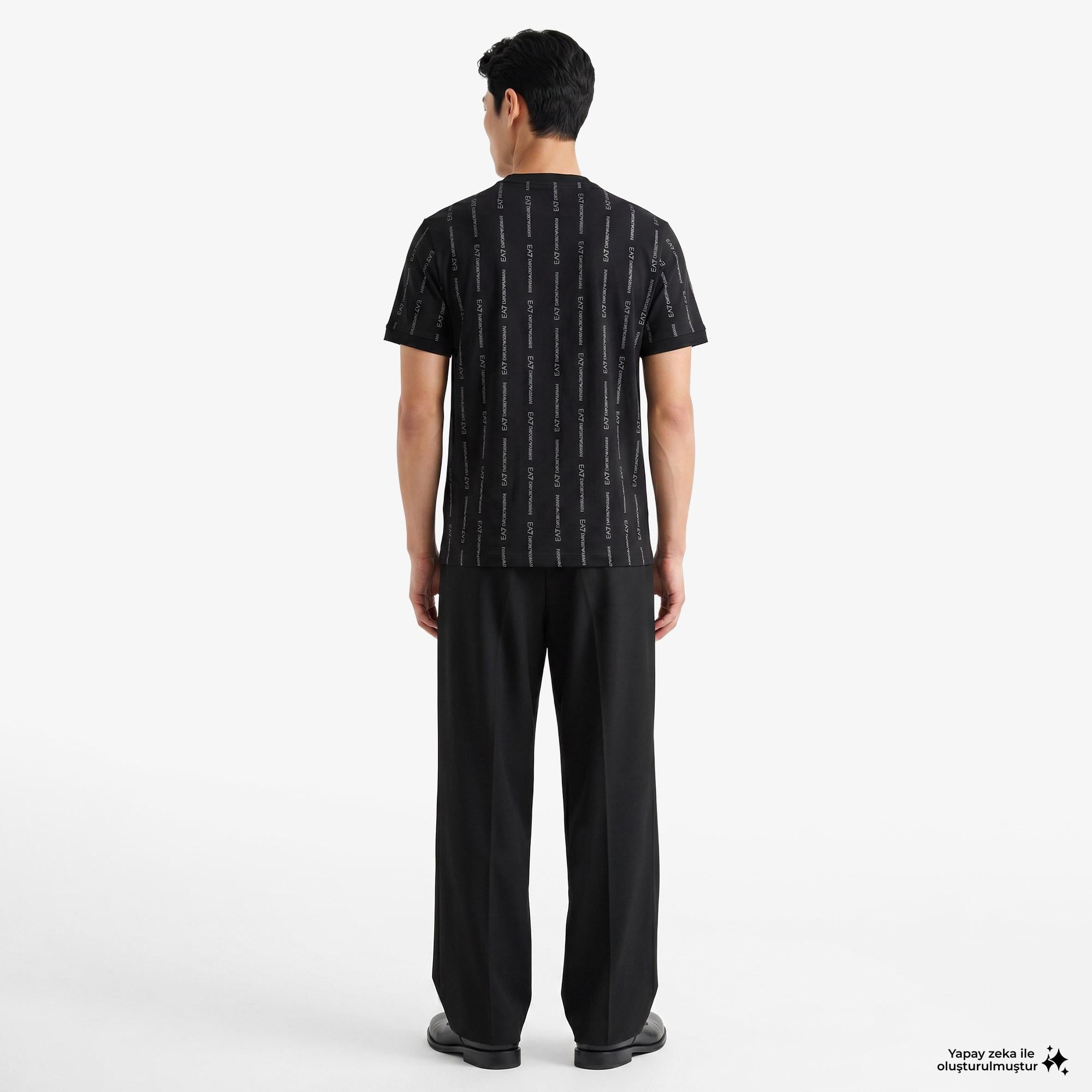 EA7 Erkek Siyah T-Shirt
