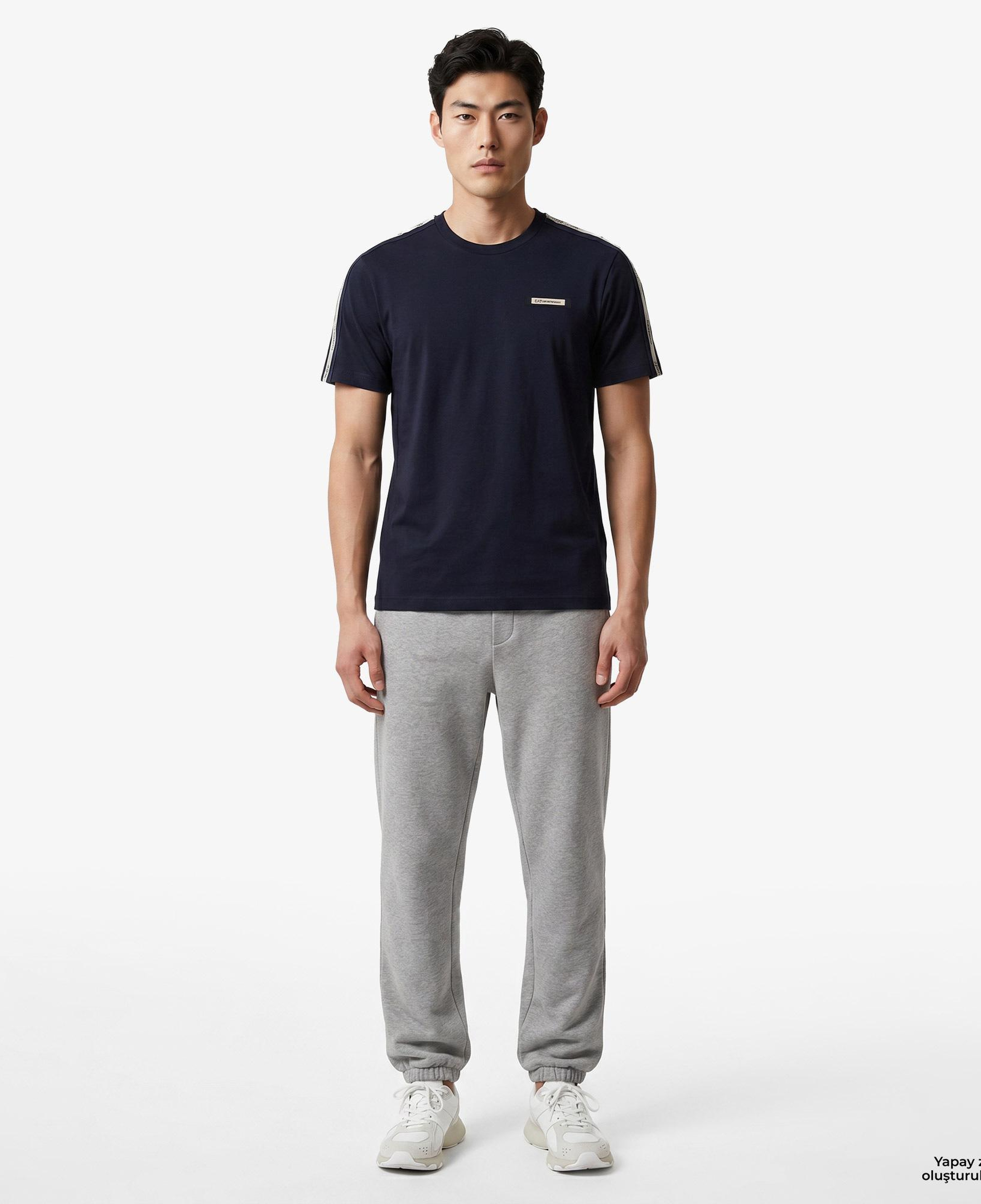 EA7 Erkek Mavi T-Shirt