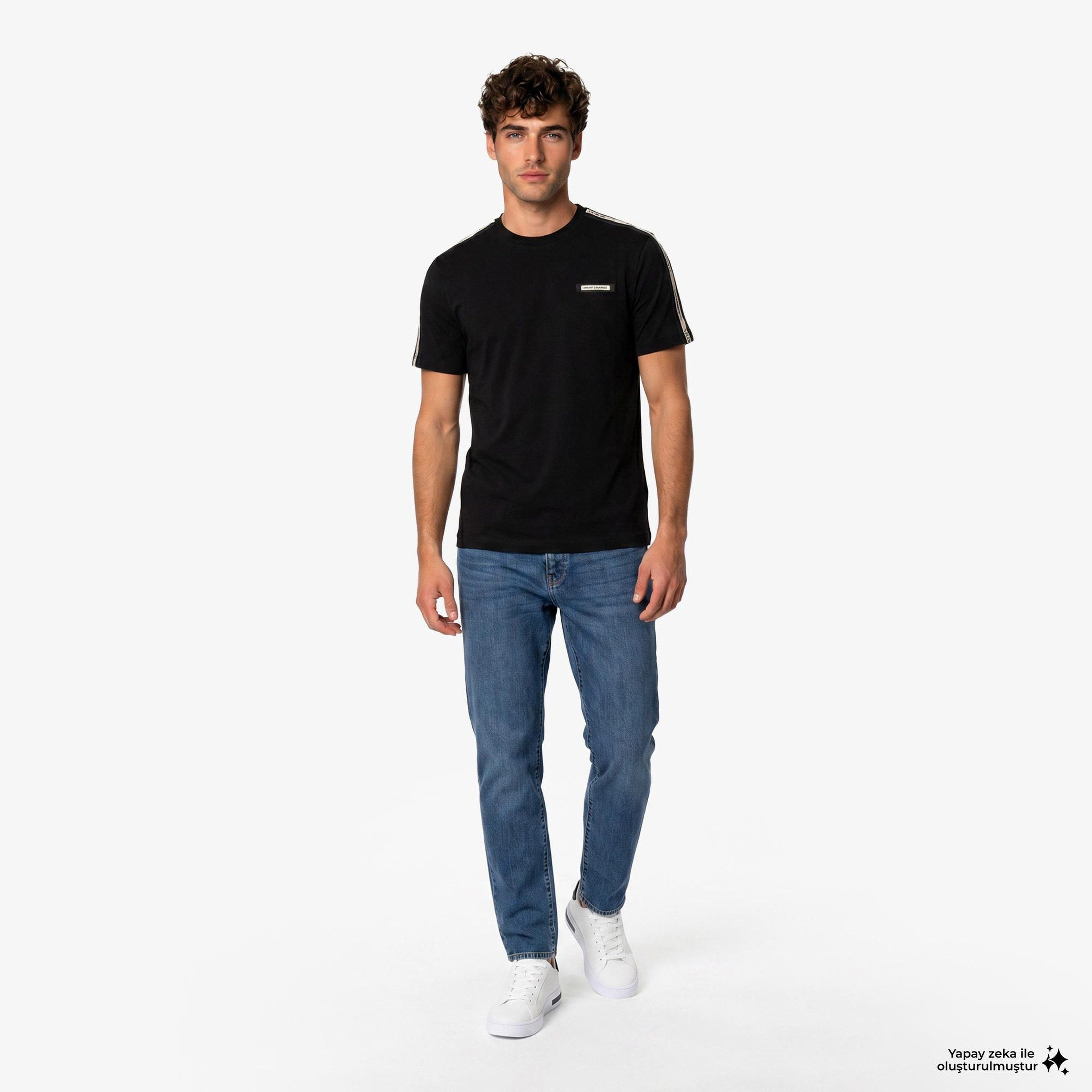 EA7 Erkek Siyah T-Shirt