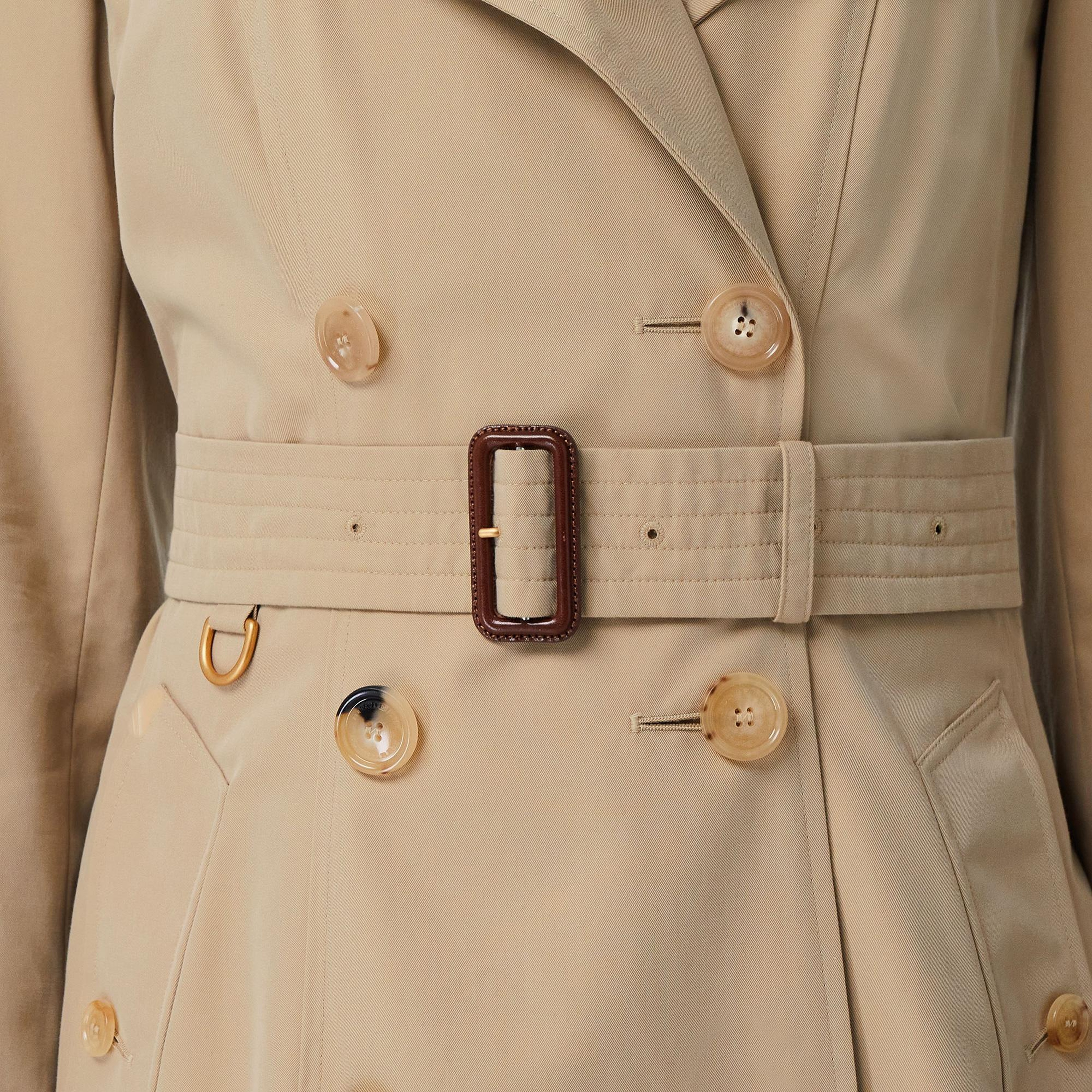 Burberry The Mid-Length Chelsea Heritage Kadın Bej Trençkot