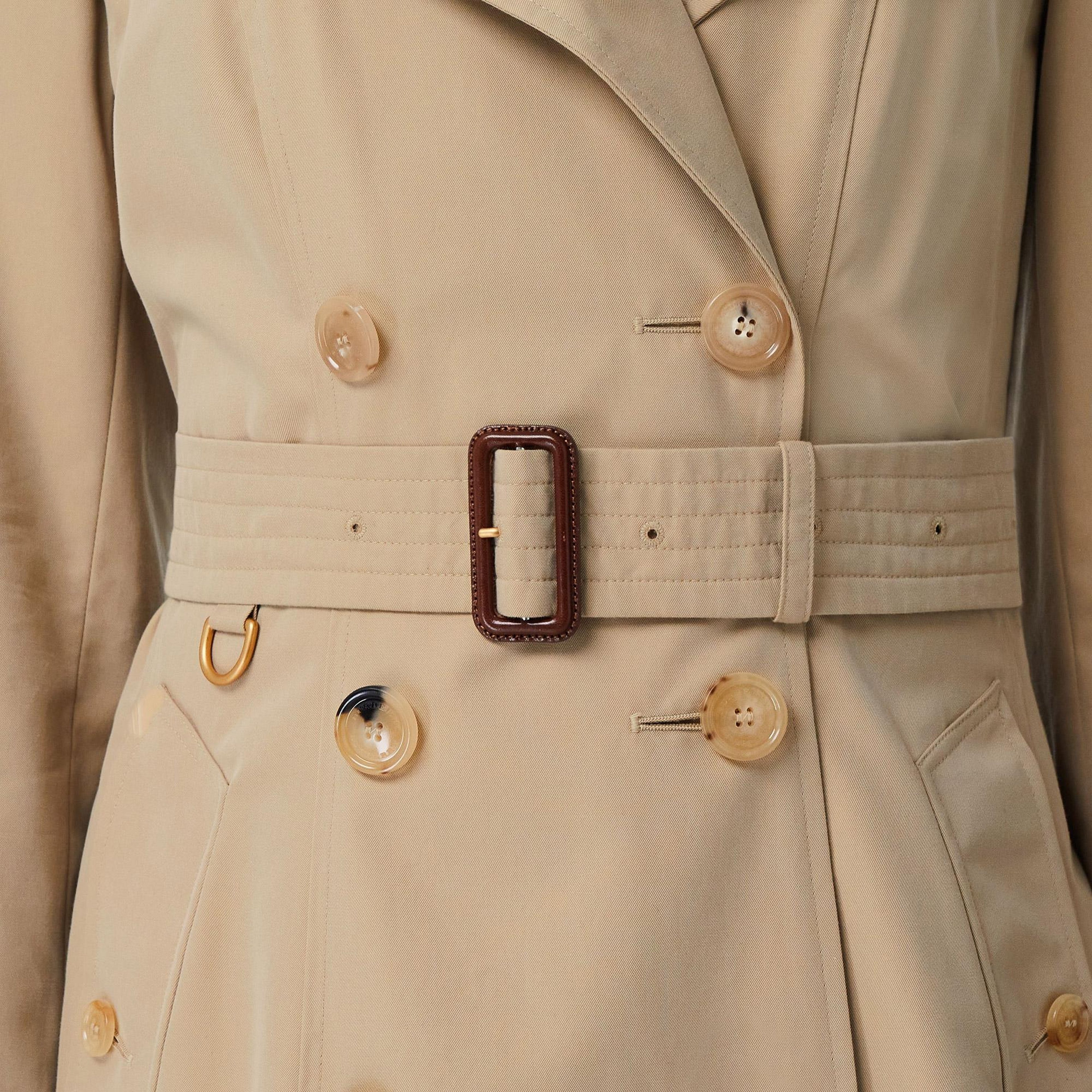 Burberry The Mid-Length Chelsea Heritage Kadın Bej Trençkot