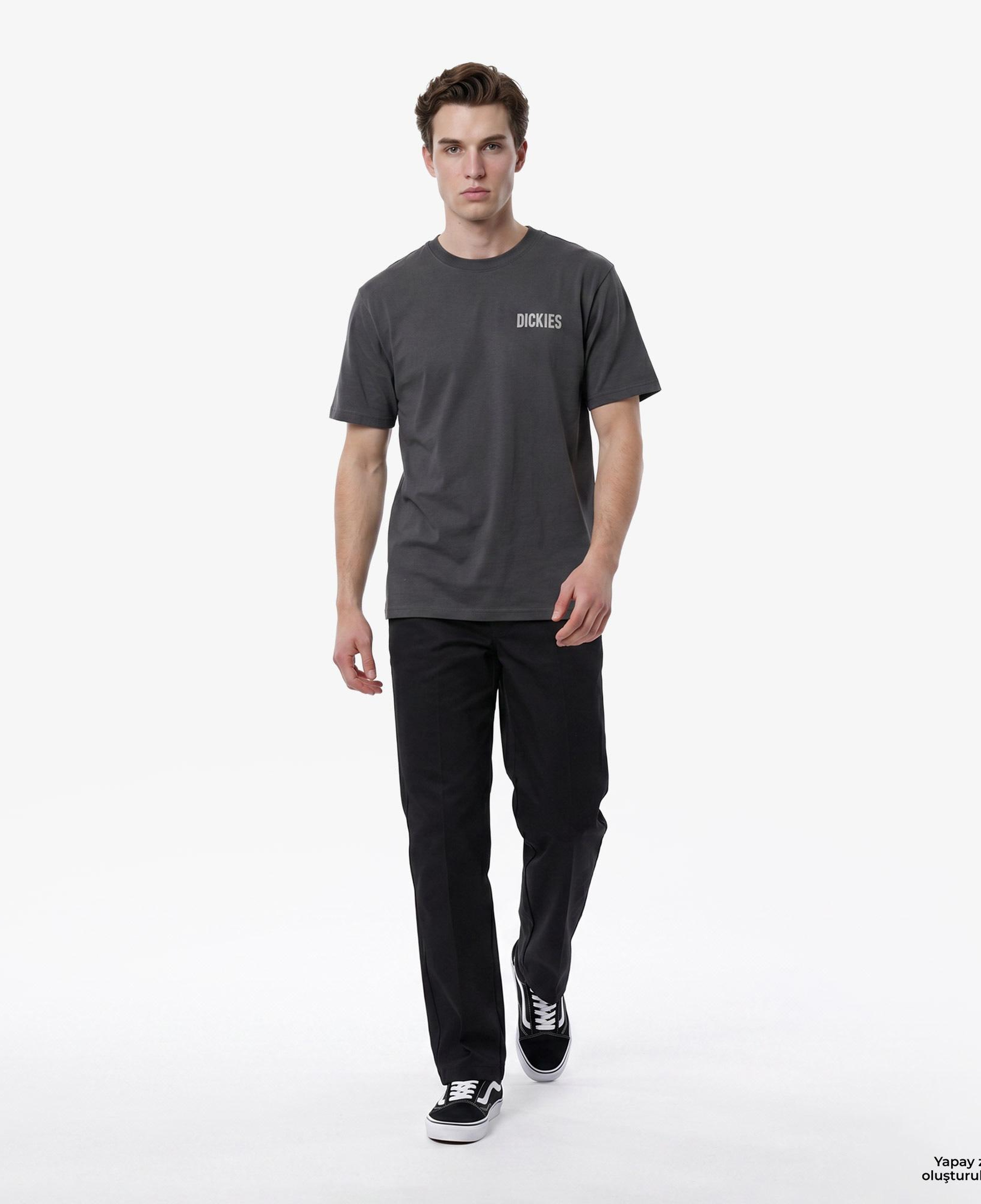 Dickies Wolfhurst Erkek Gri T-Shirt