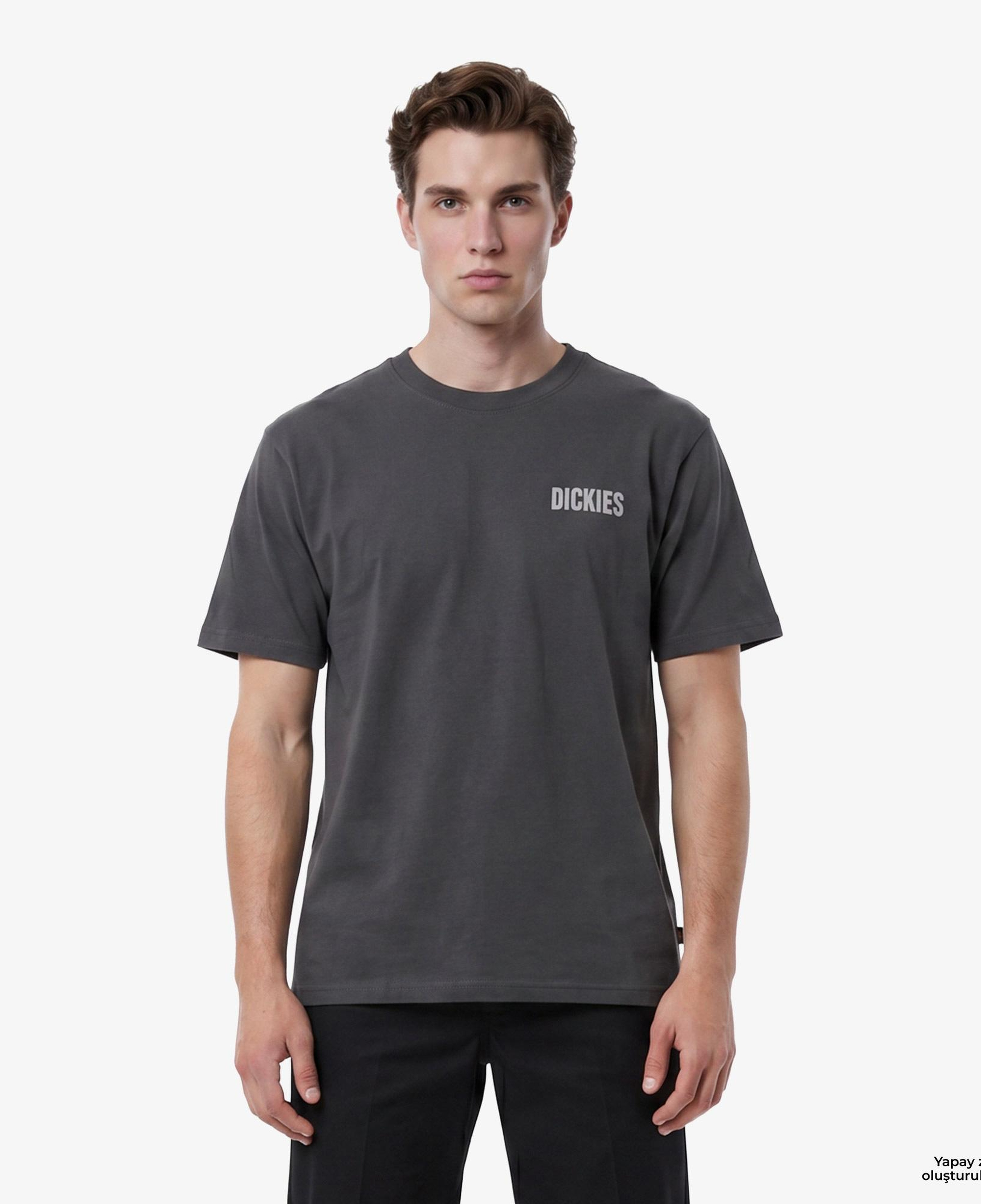 Dickies Wolfhurst Erkek Gri T-Shirt
