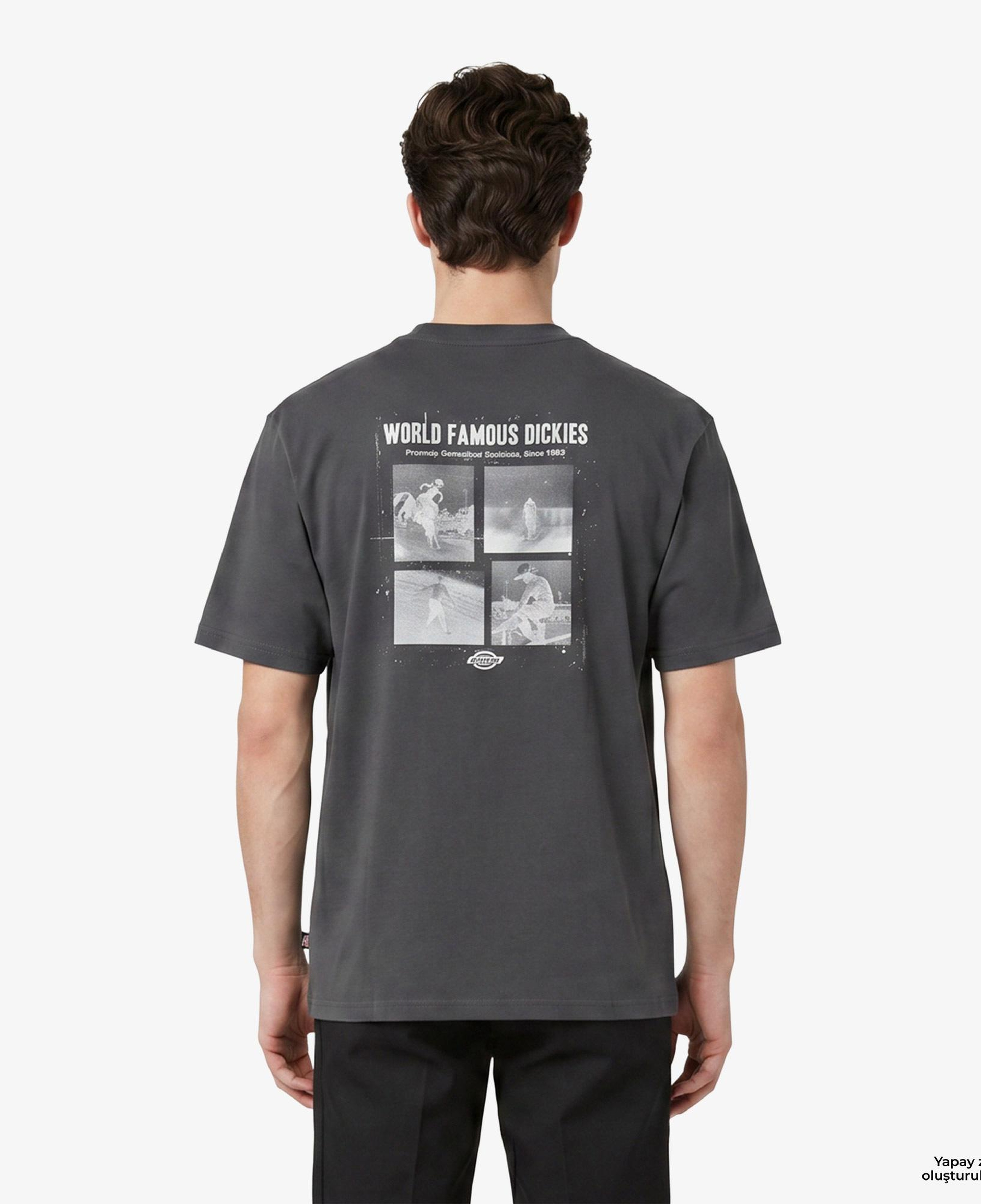 Dickies Wolfhurst Erkek Gri T-Shirt