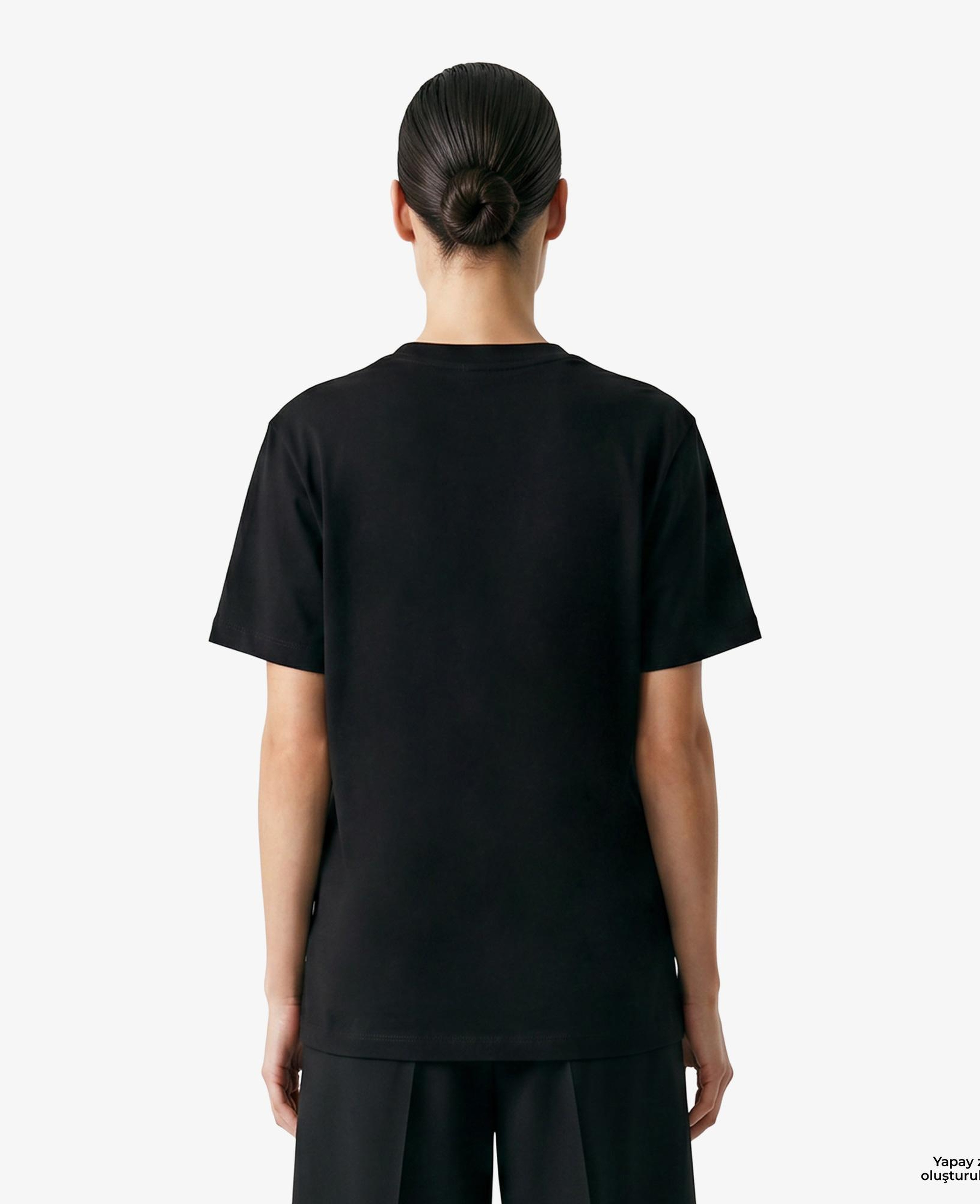 FashFed Basic Unisex Siyah T-Shirt