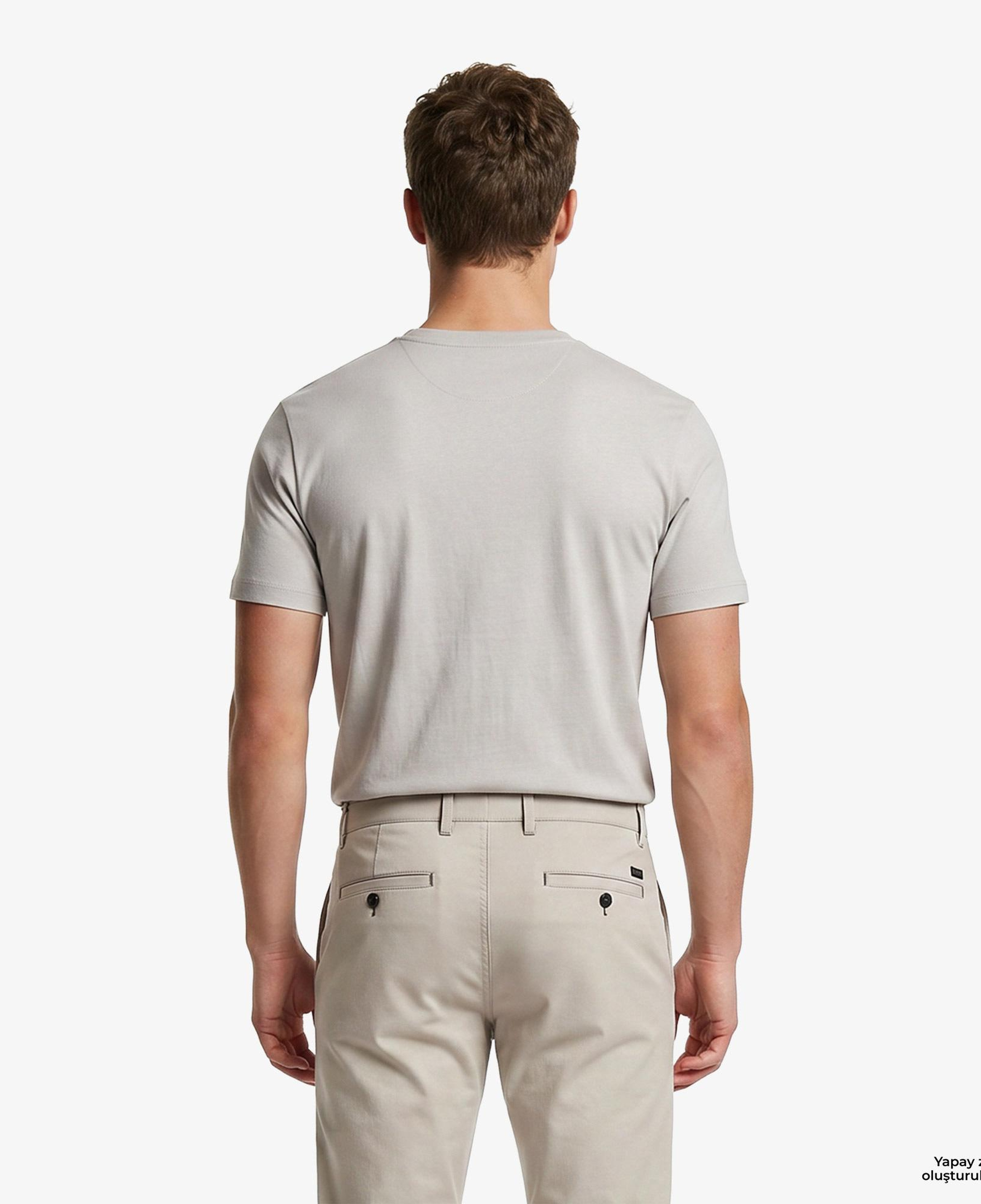 Boss Tales Erkek Gri T-Shirt