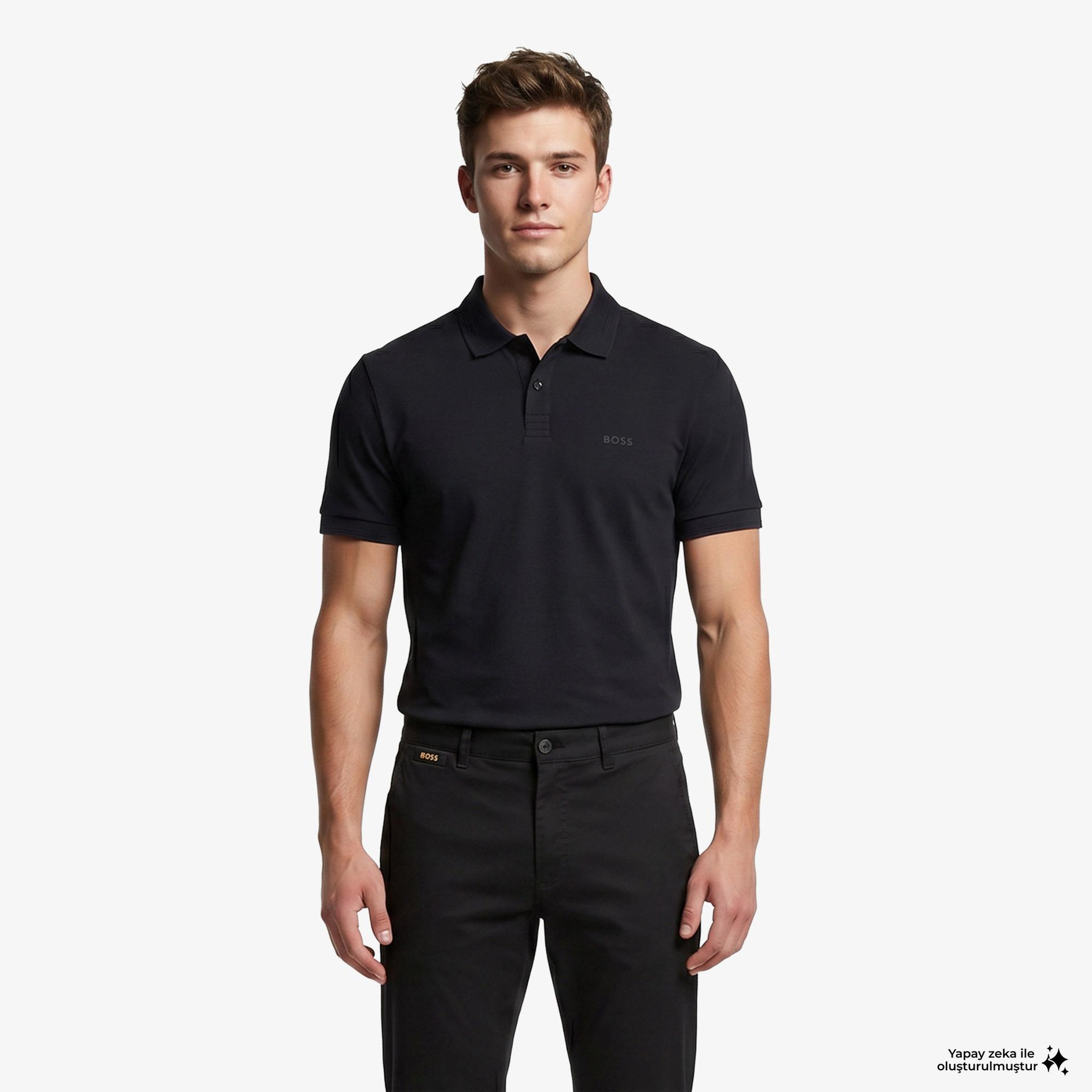 Boss Paul Erkek Lacivert Polo