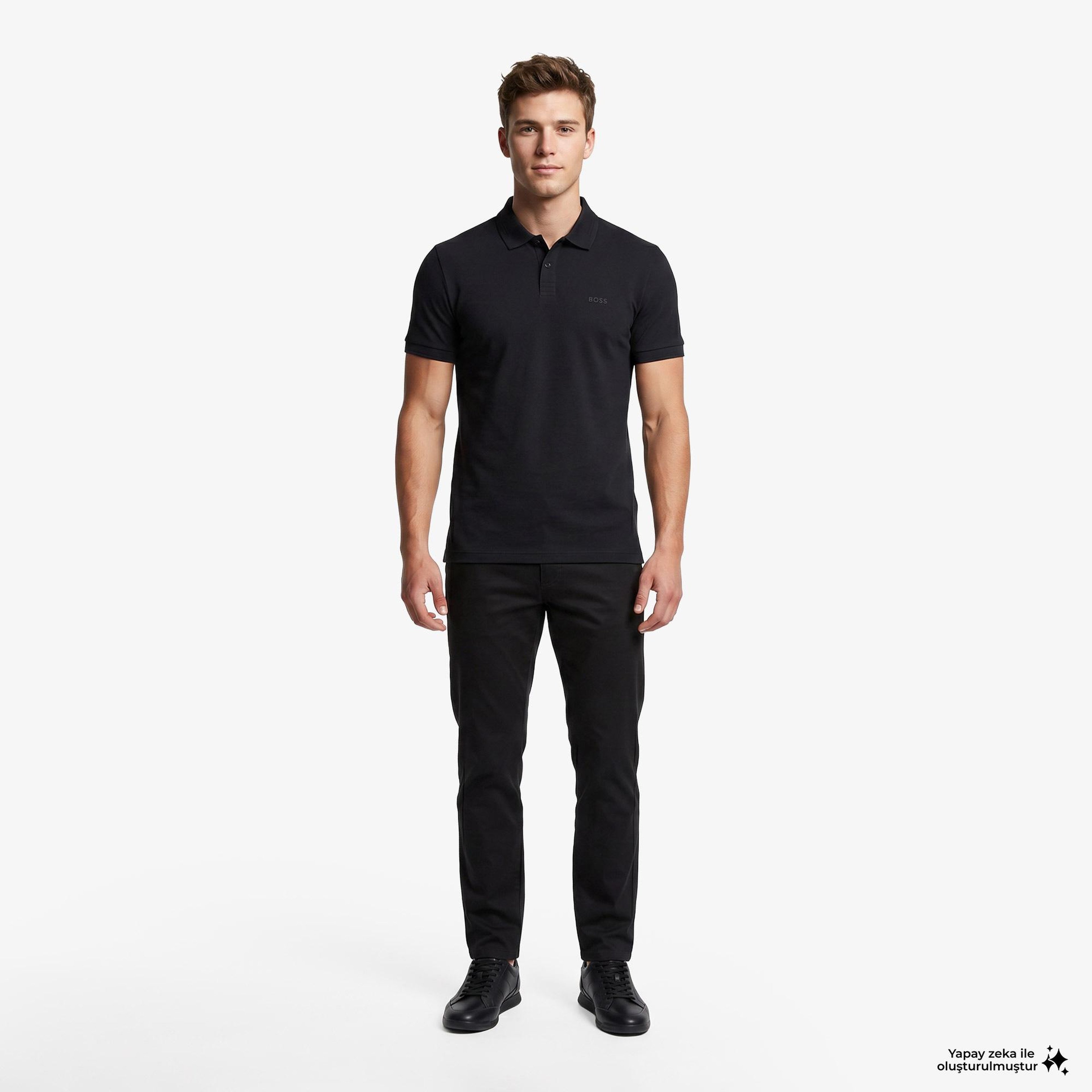 Boss Paul Erkek Lacivert Polo