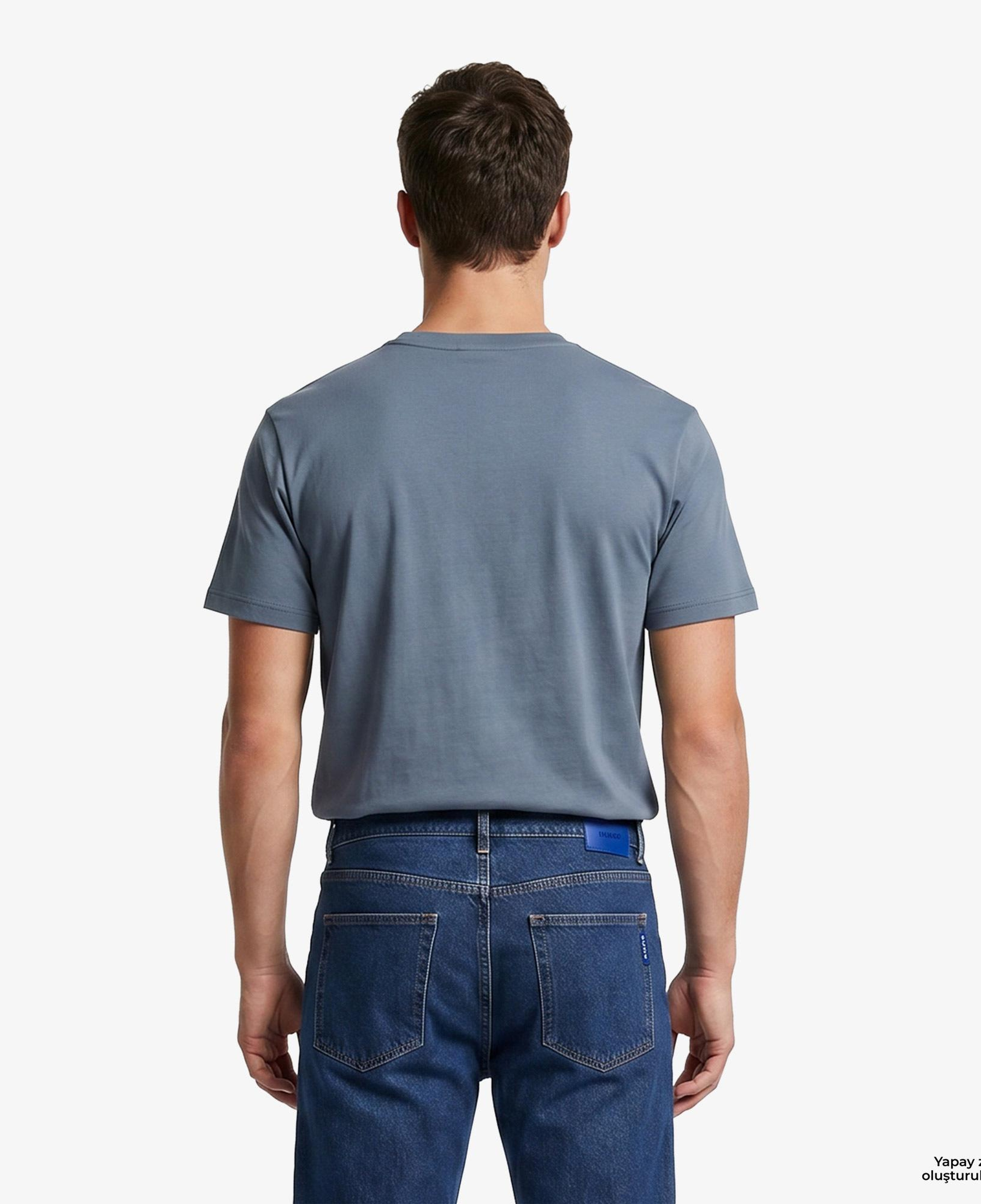 Hugo Dero Erkek Mavi T-Shirt