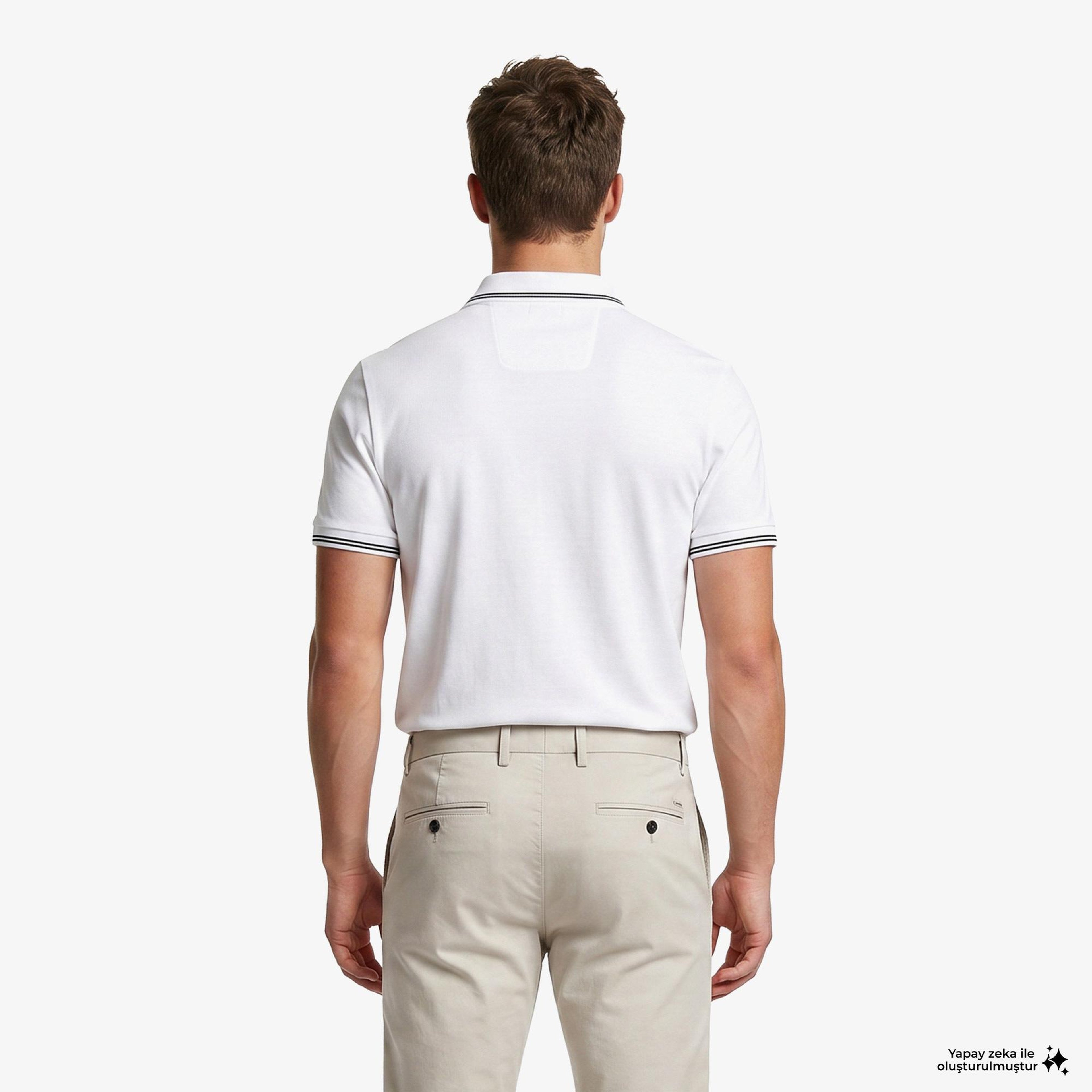 Boss Taul Erkek Beyaz T-Shirt