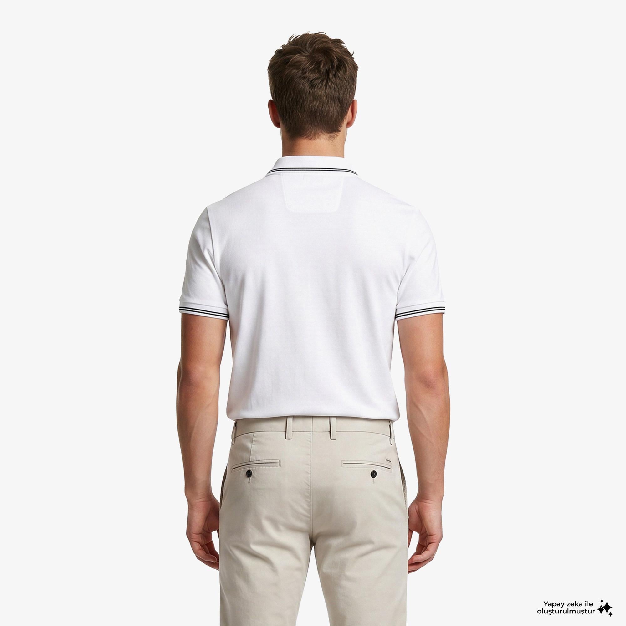 Boss Taul Erkek Beyaz T-Shirt