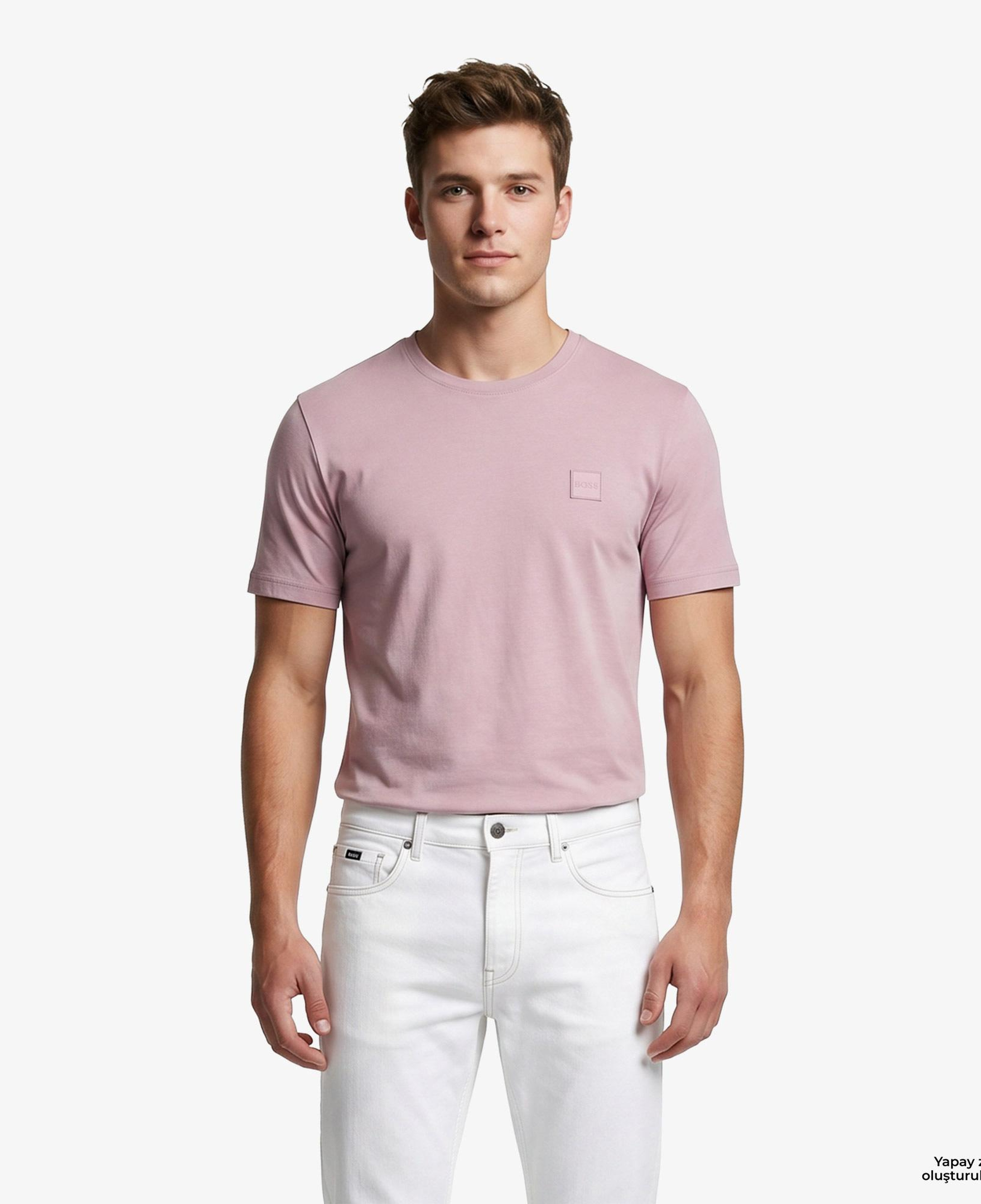 Boss Tales Erkek Mor T-Shirt