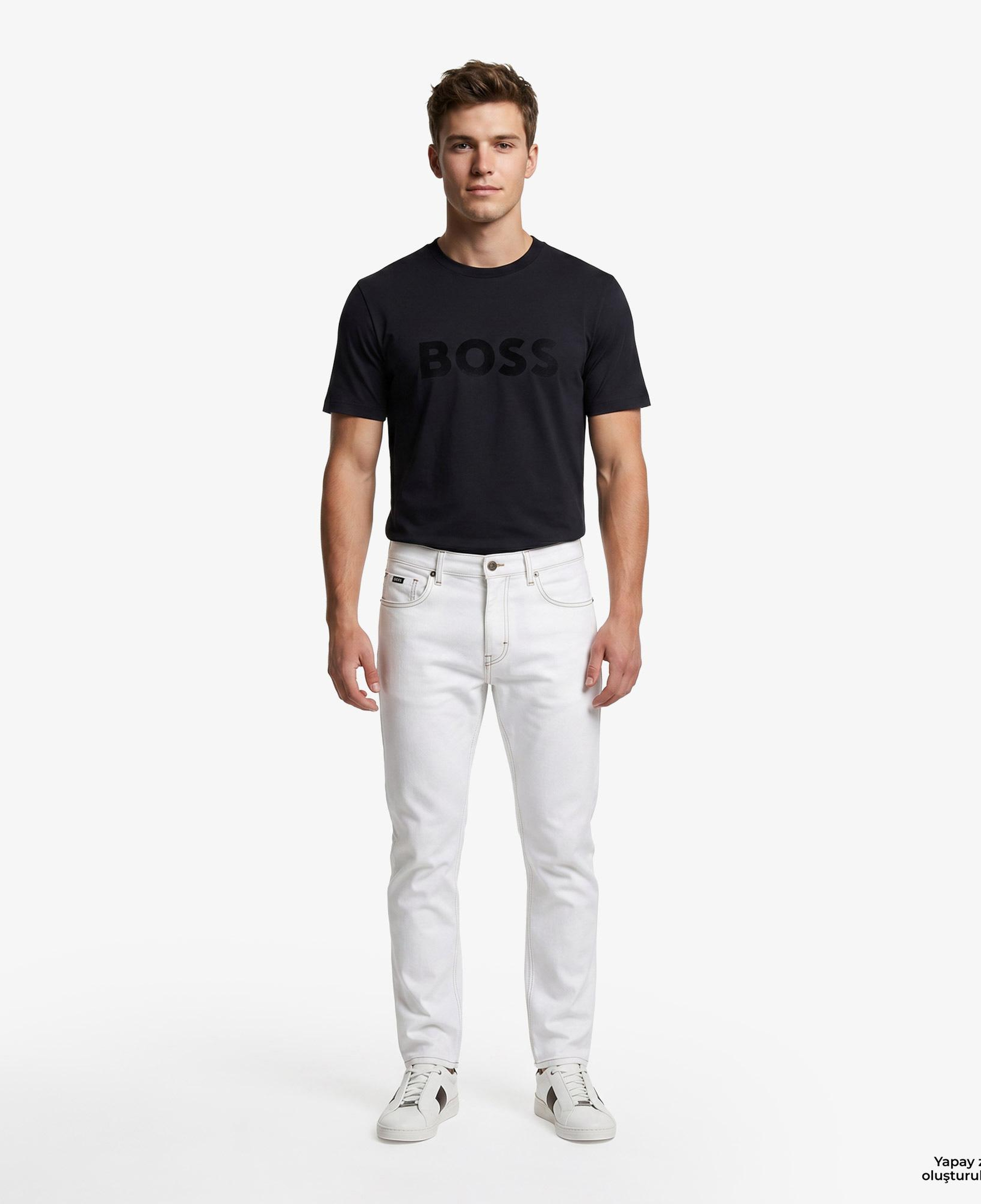 Boss Iconic Logo Erkek Lacivert T-Shirt