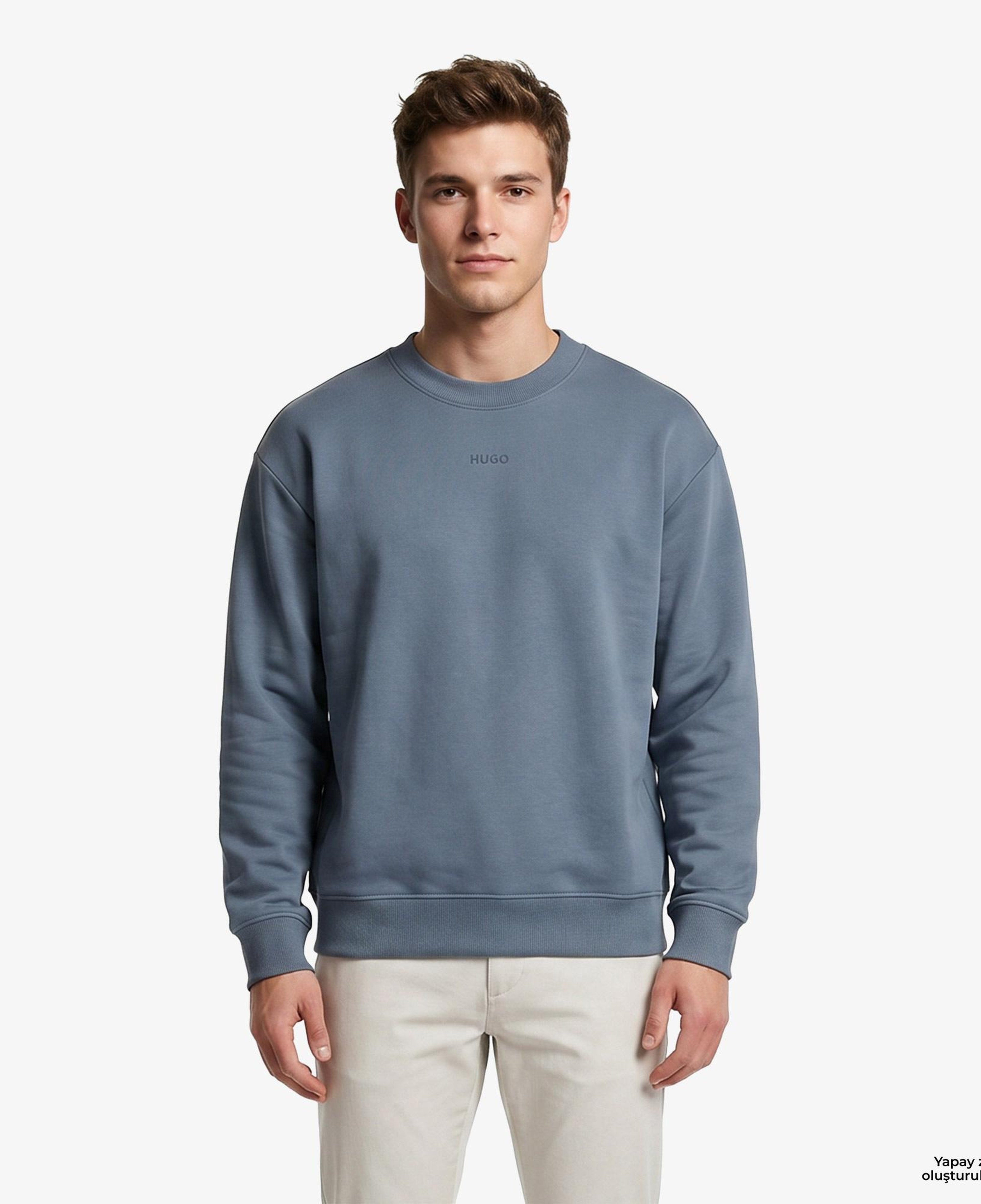 Hugo Dapo Erkek Mavi Sweatshirt