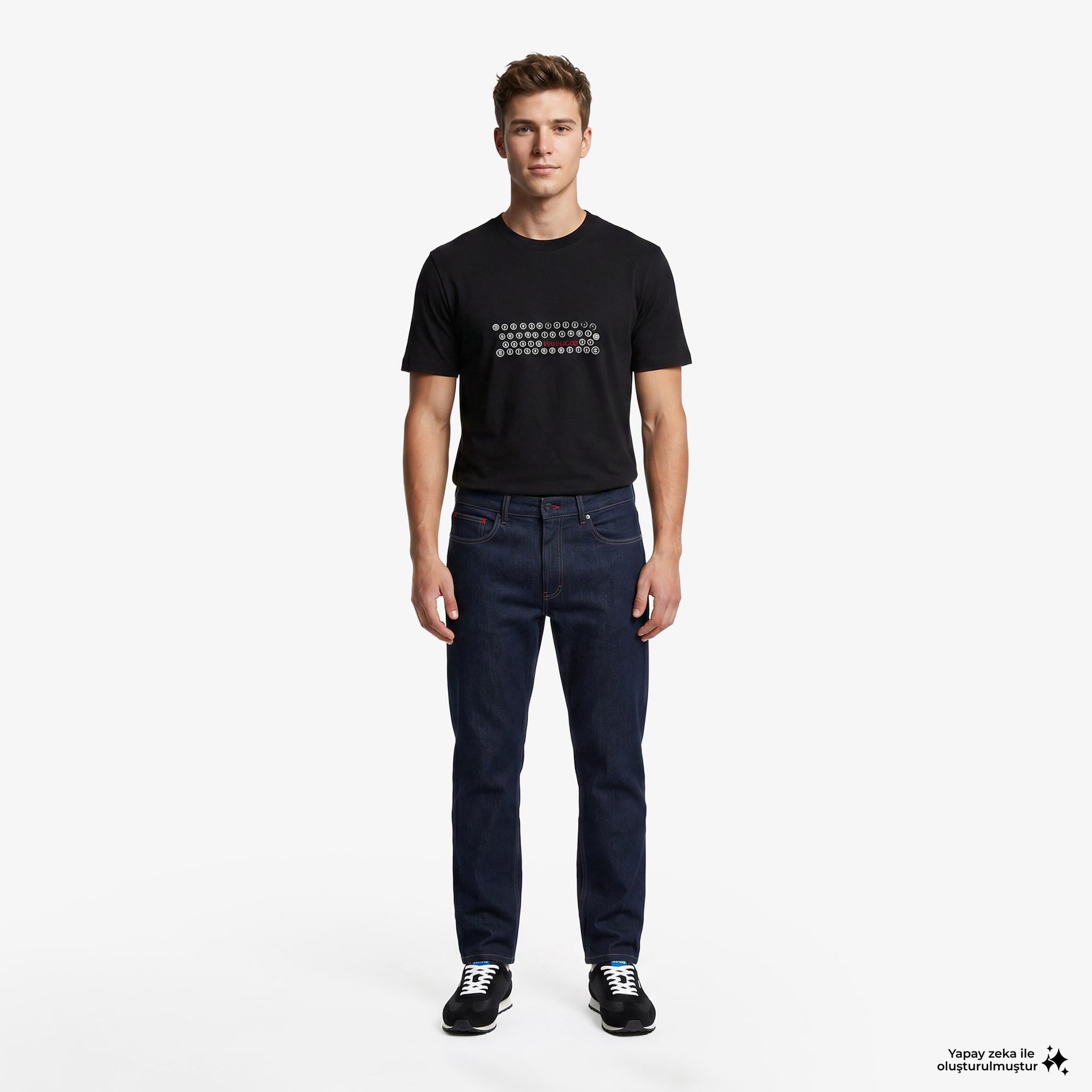 Hugo Deyss Erkek Siyah T-Shirt