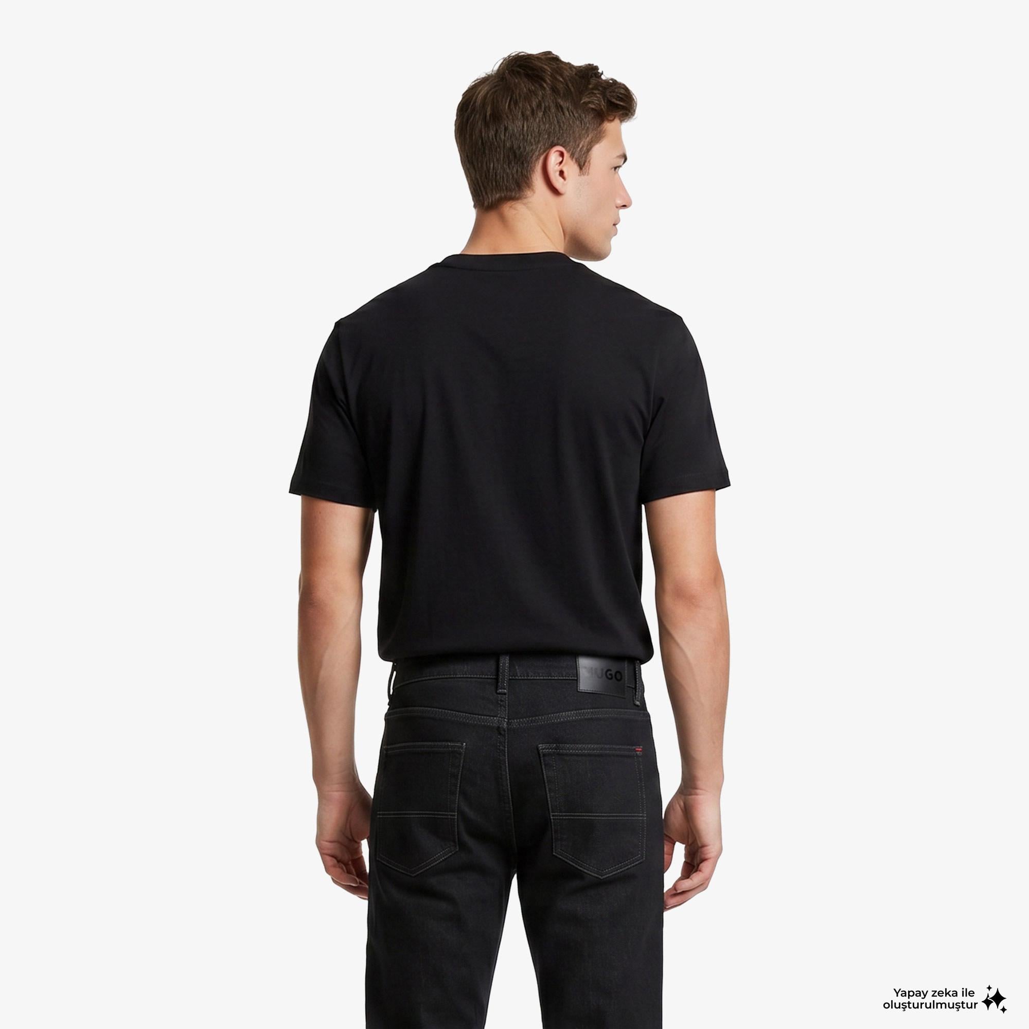 Hugo Deyss Erkek Siyah T-Shirt