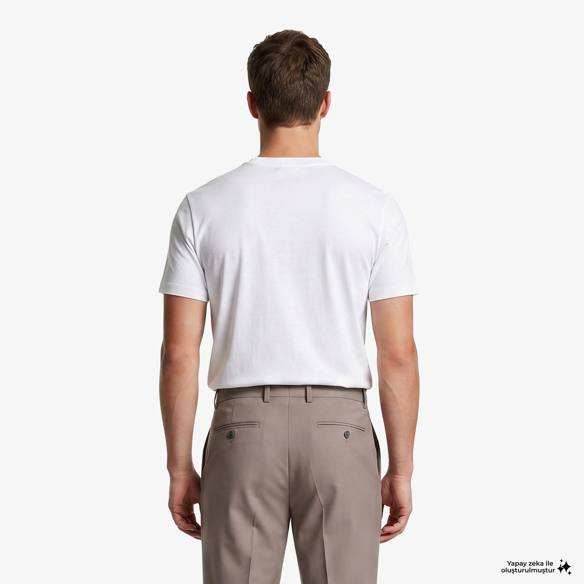 Hugo Doreston Erkek Beyaz T-Shirt