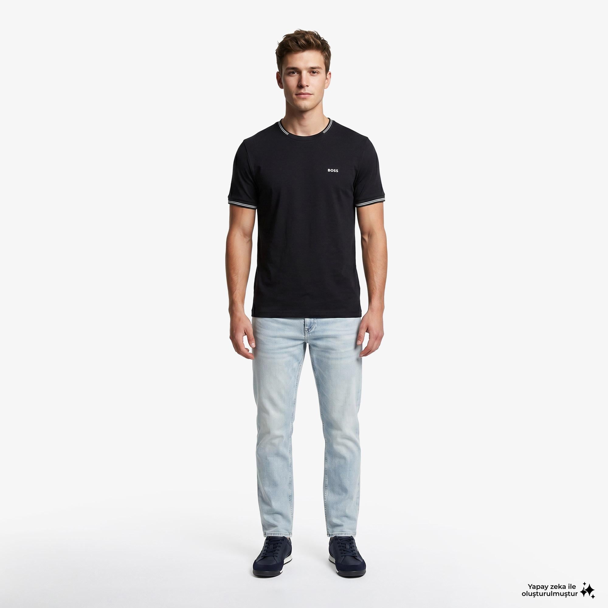 Boss Taul Erkek Lacivert T-Shirt