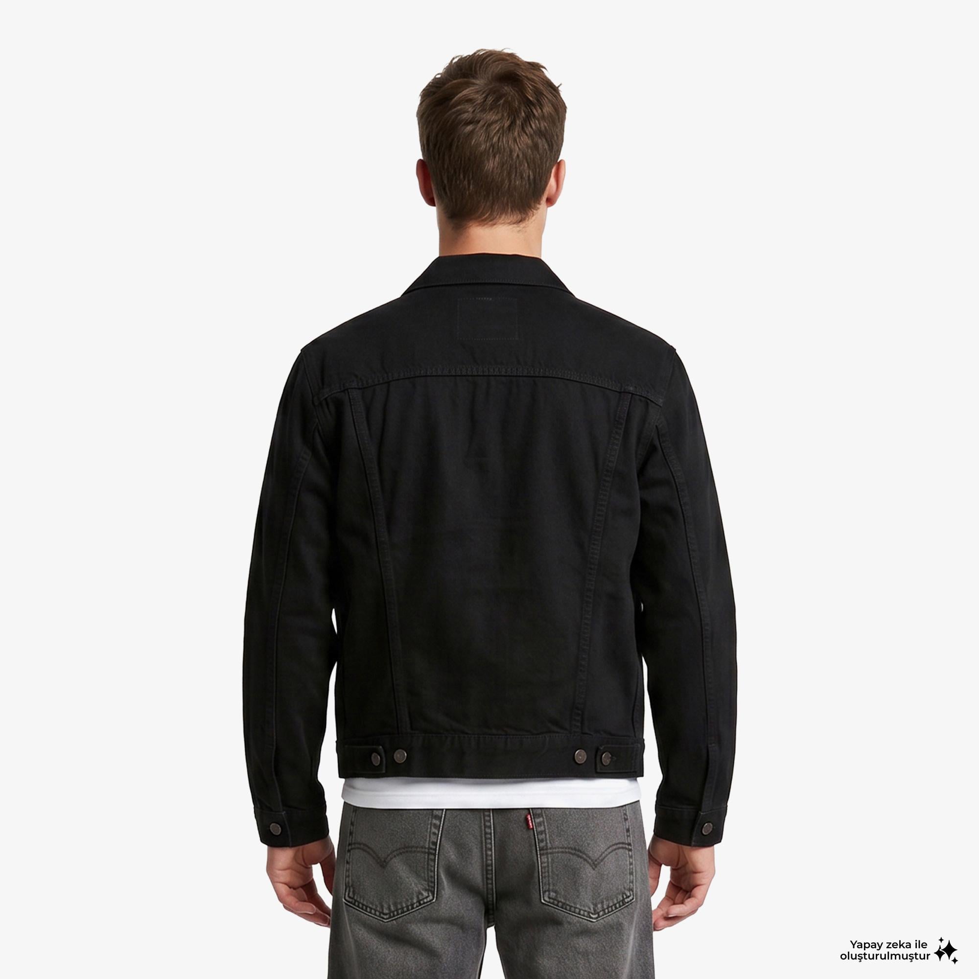 Levi's The Trucker Night Siyah Erkek Ceket