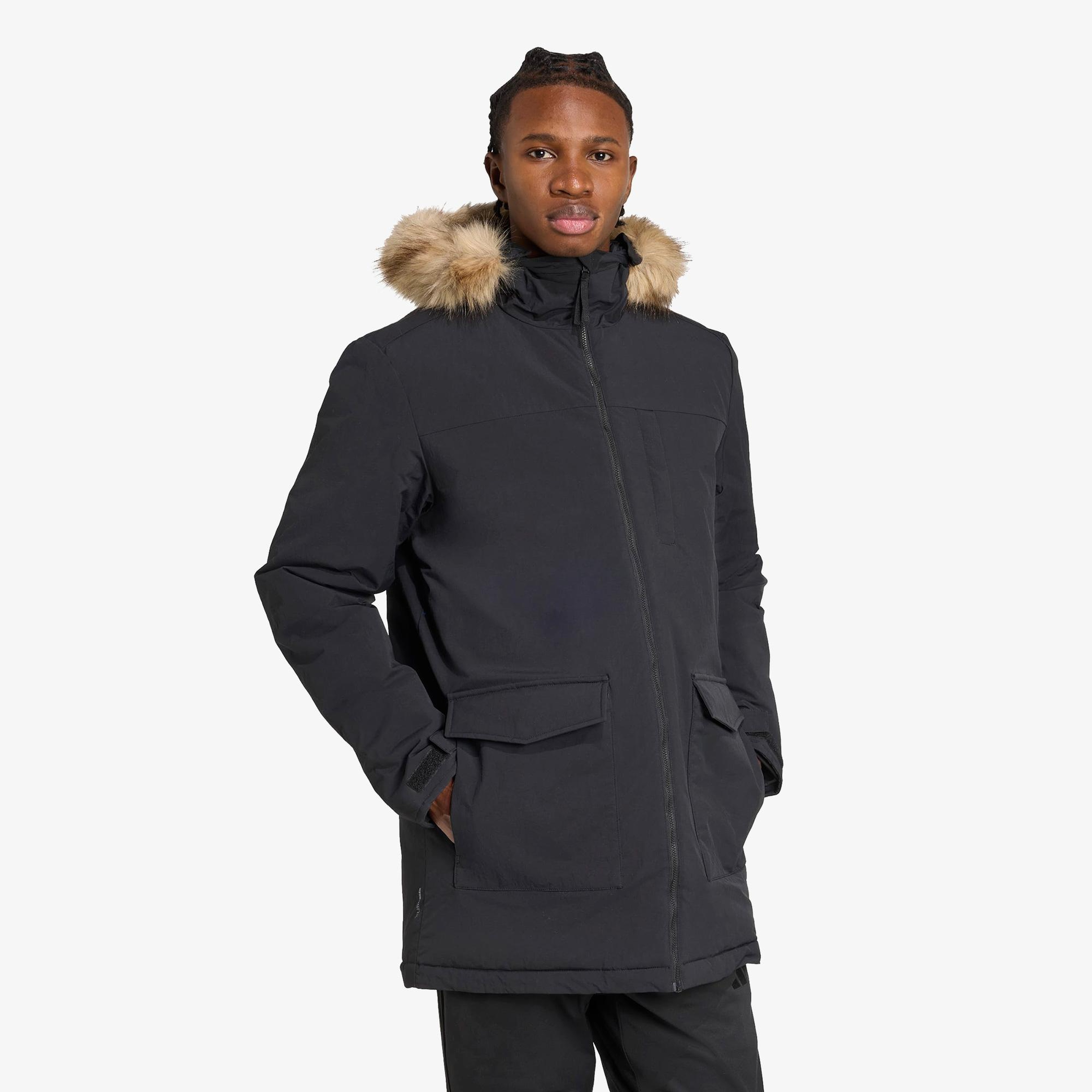 adidas Paveric Climawarm Kürk Erkek Siyah Outdoor Montu