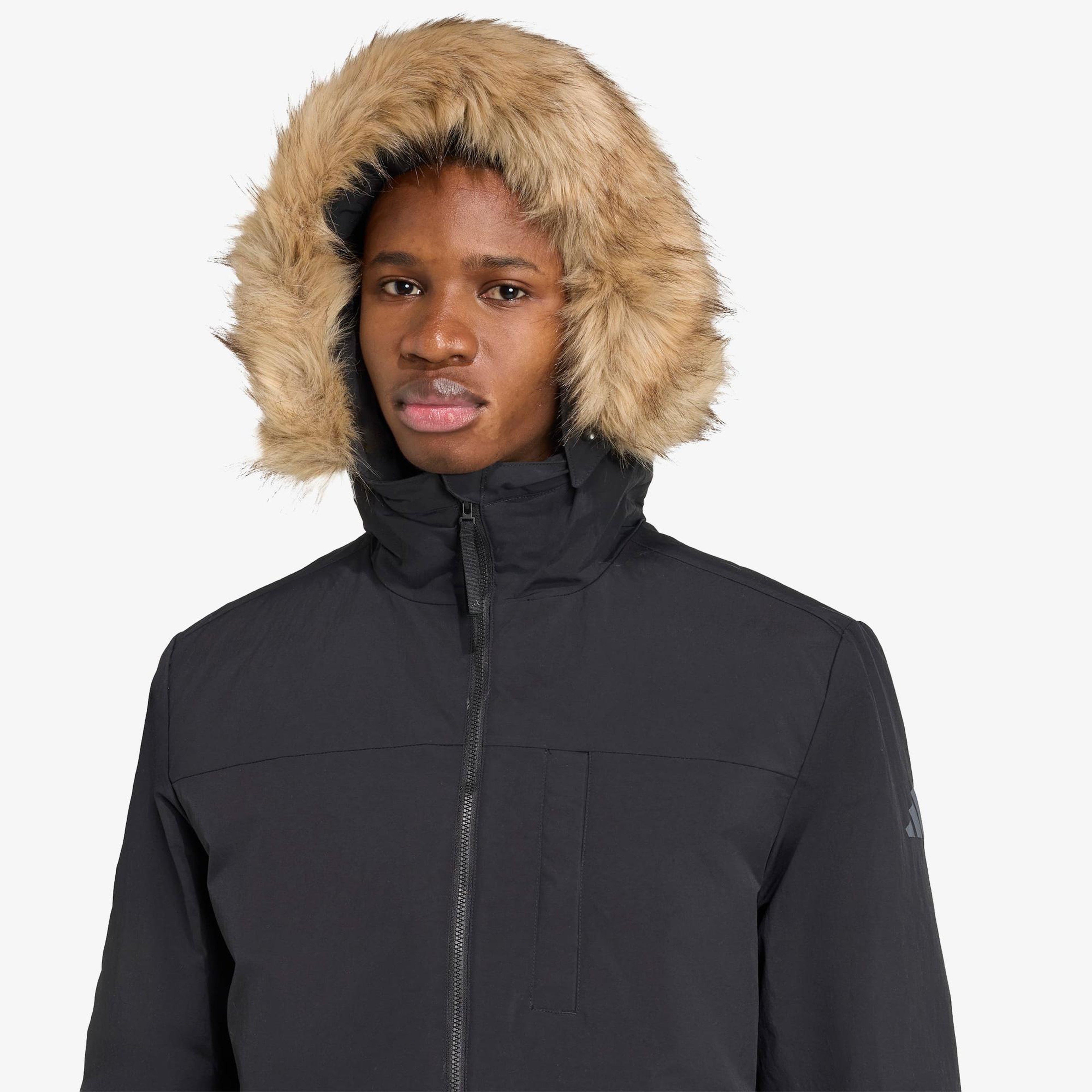 adidas Paveric Climawarm Kürk Erkek Siyah Outdoor Montu
