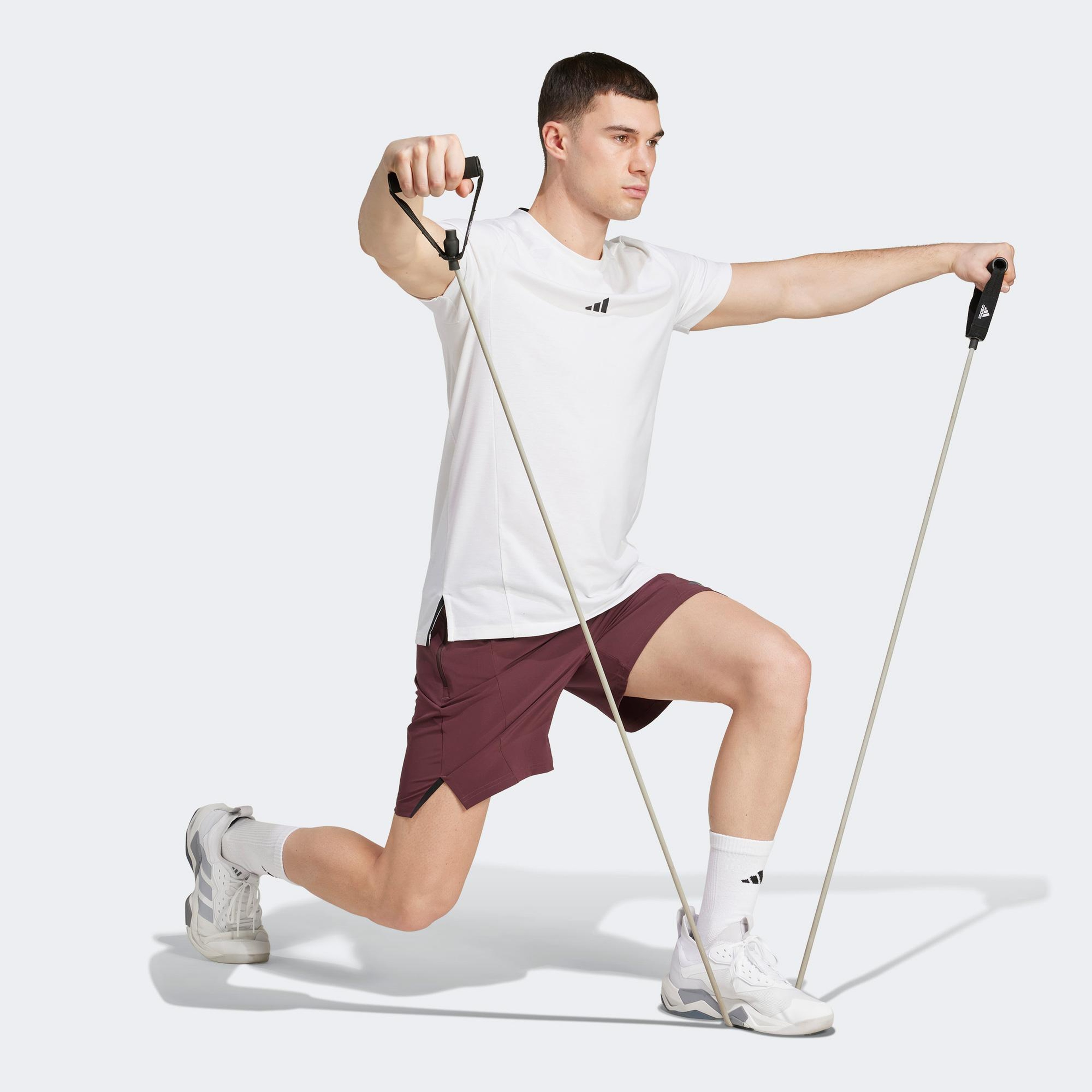 adidas Designed For Erkek Bordo Antrenman Şort
