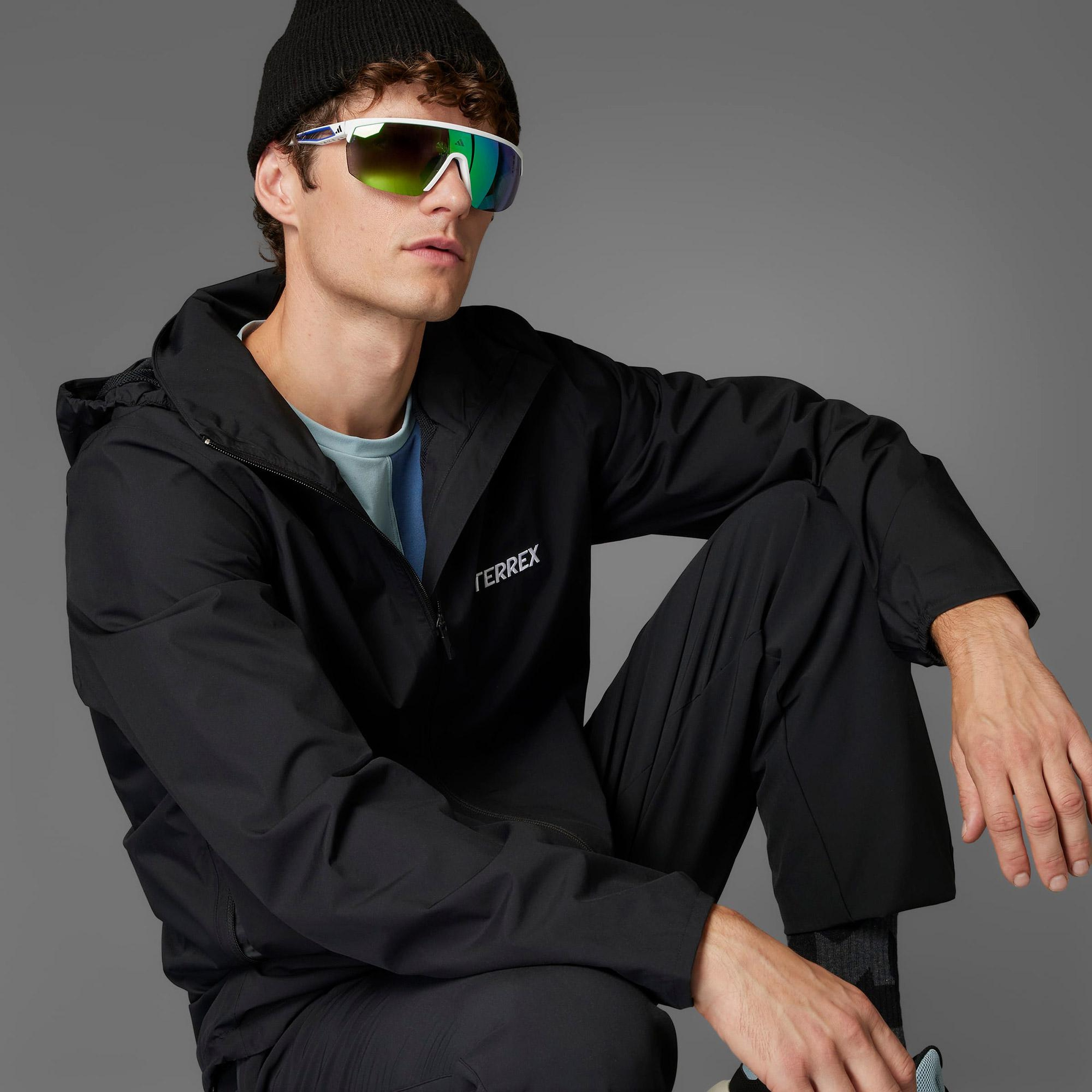 adidas Multi Essentials 2L Erkek Siyah Yağmurluk